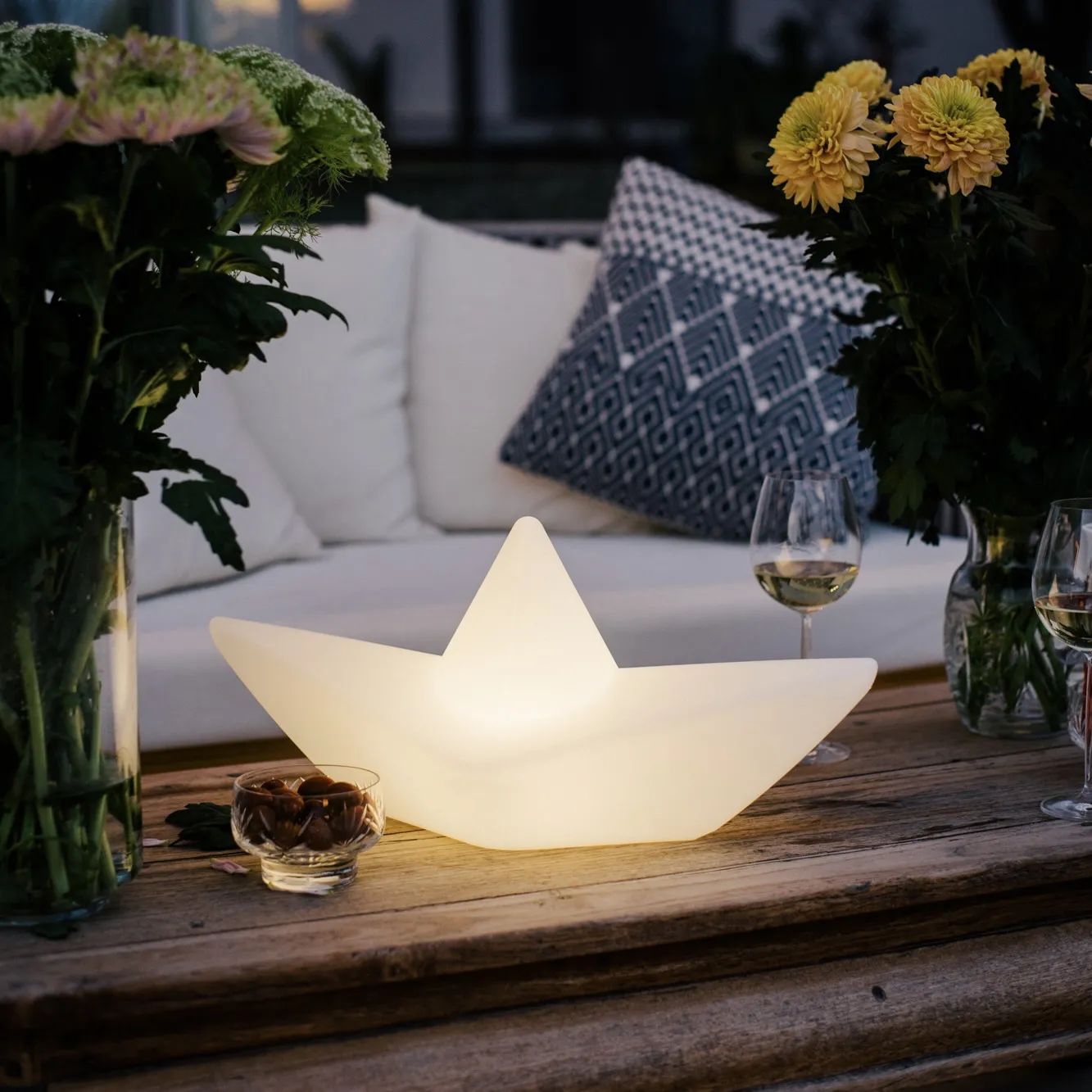 Goodnight Light LED-lamper Boat LED Lampe i White, 4