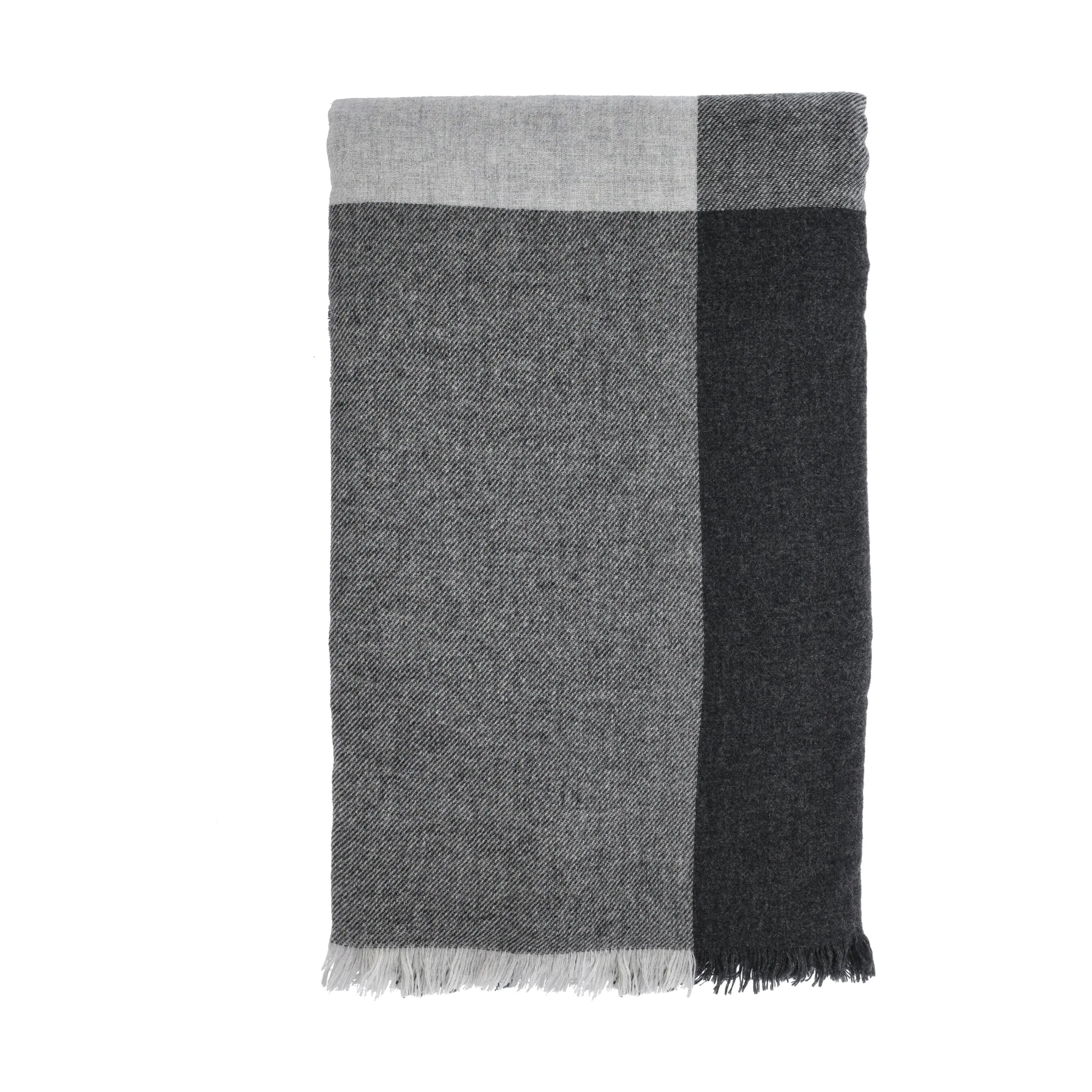 Södahl Plaider Merino Plaid i Ash, 1