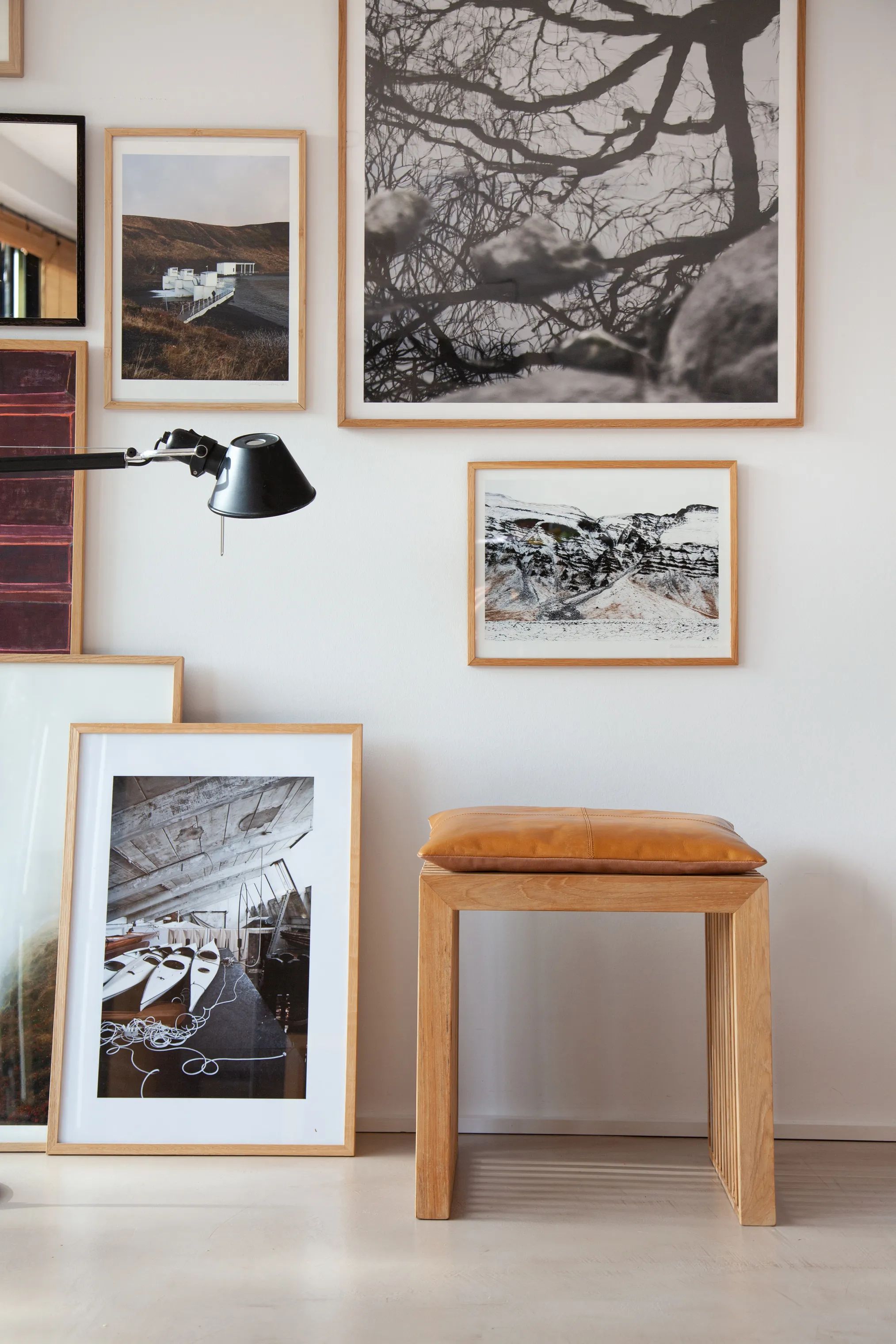 cinas Skamler Rib Skammel i Teak, 3