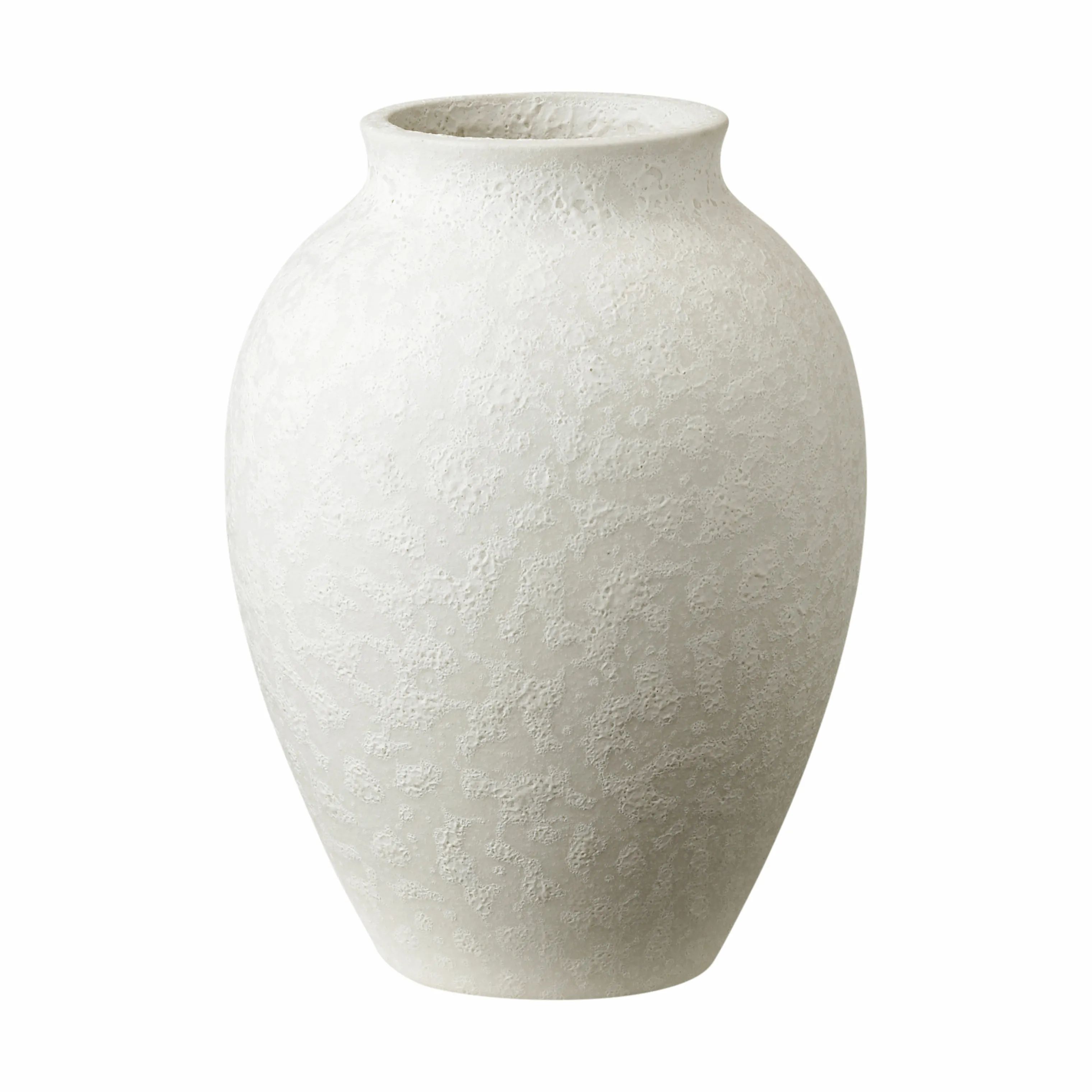 Knabstrup Keramik Vaser Vase i Hvid, 12,5 cm, 1
