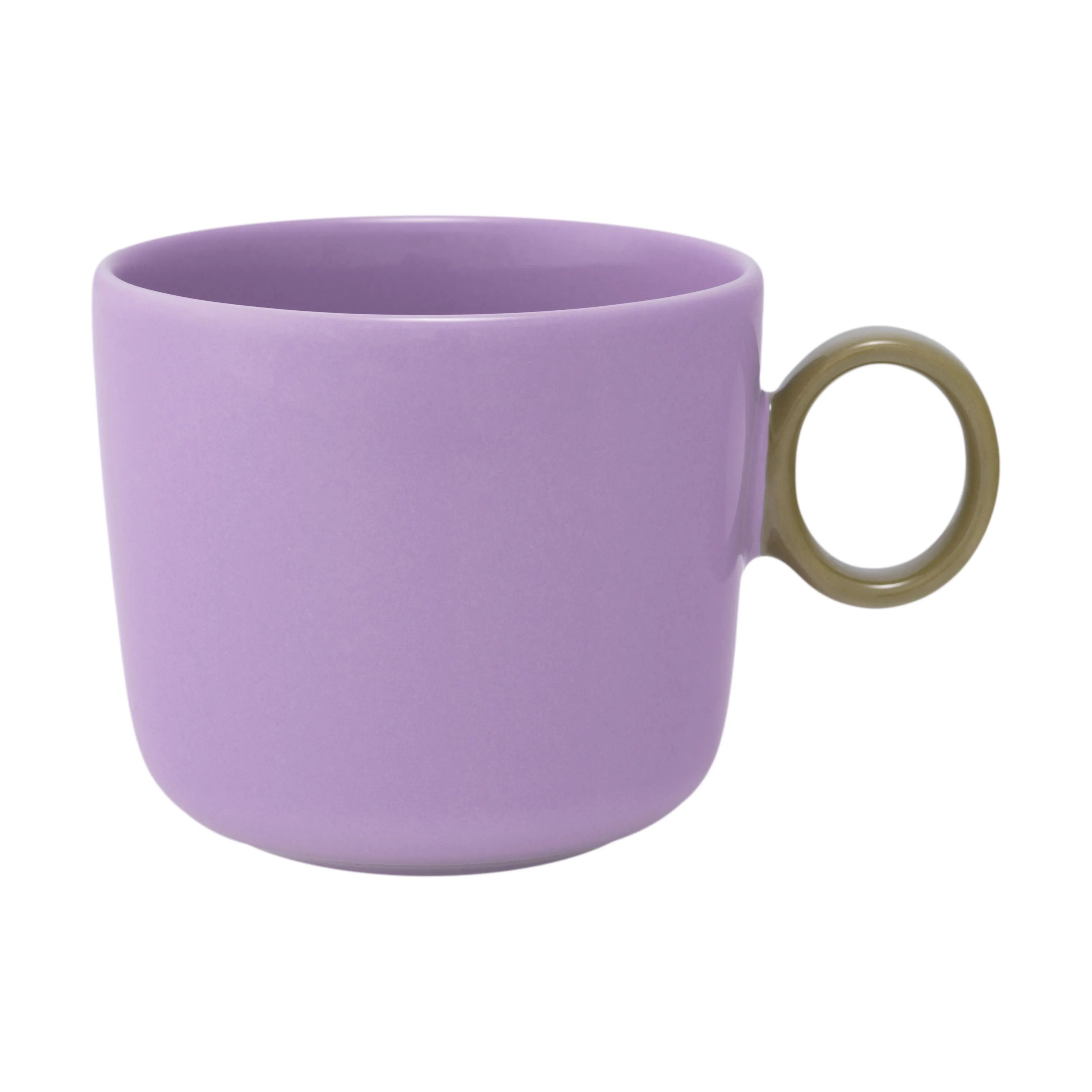 Iittala Krus og kopper med hank Play Krus m. hank i Lilla oliven, 1