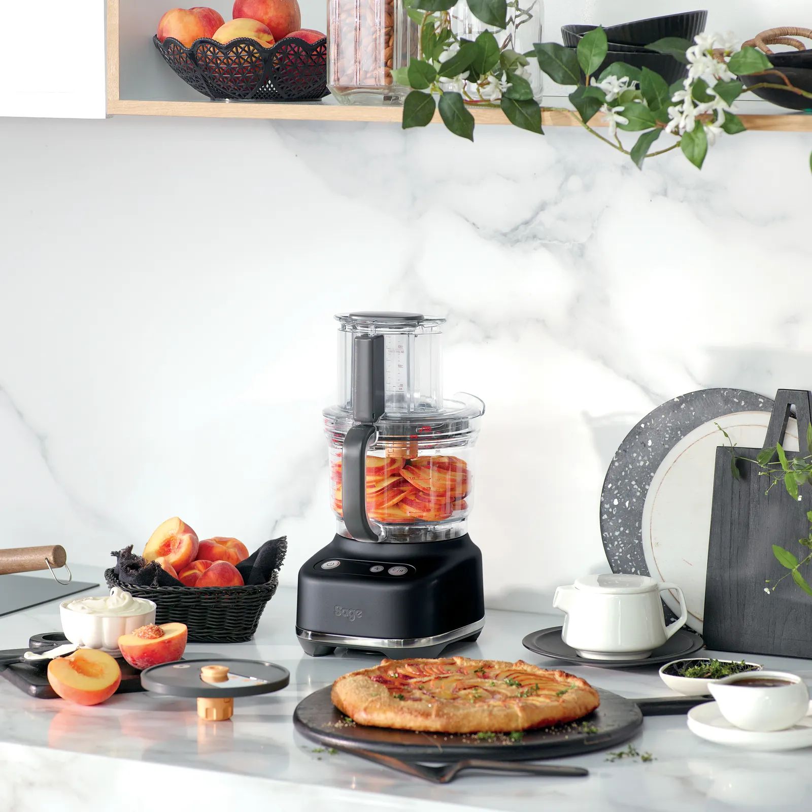 Sage Foodprocessorer Paradice 9 Foodprocessor i Black Truffle, 3