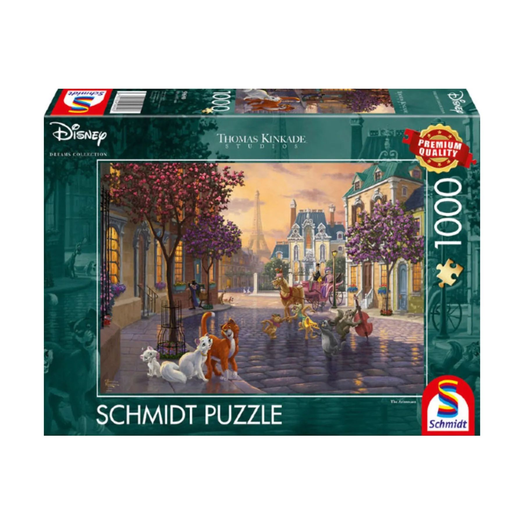 Spilbræt Puslespil Puzzle - Disney The Aristocats i The Aristocats, 1