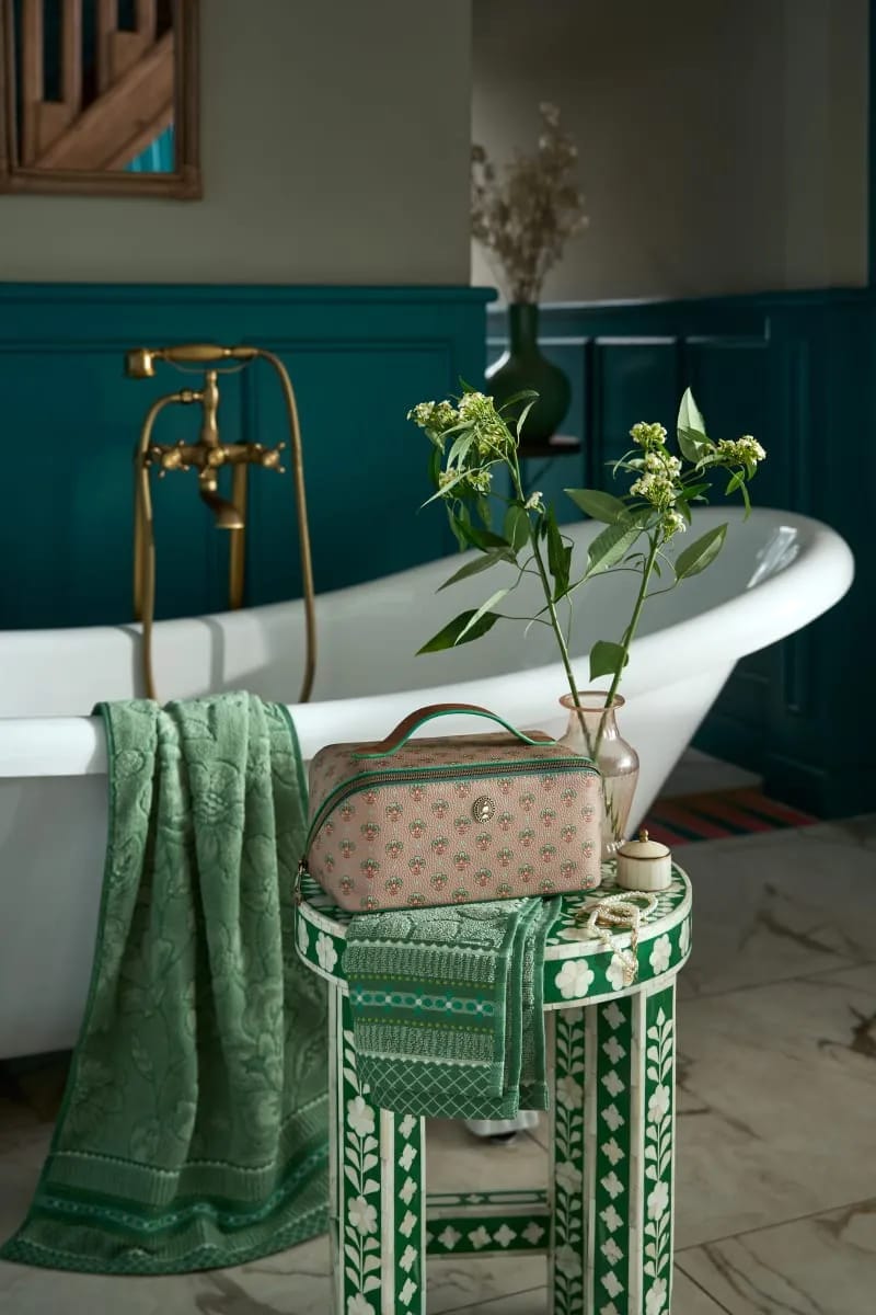 PIP Studio Toilettasker Cyrille Kosmetiktaske i Lysegrøn, Medium, 3