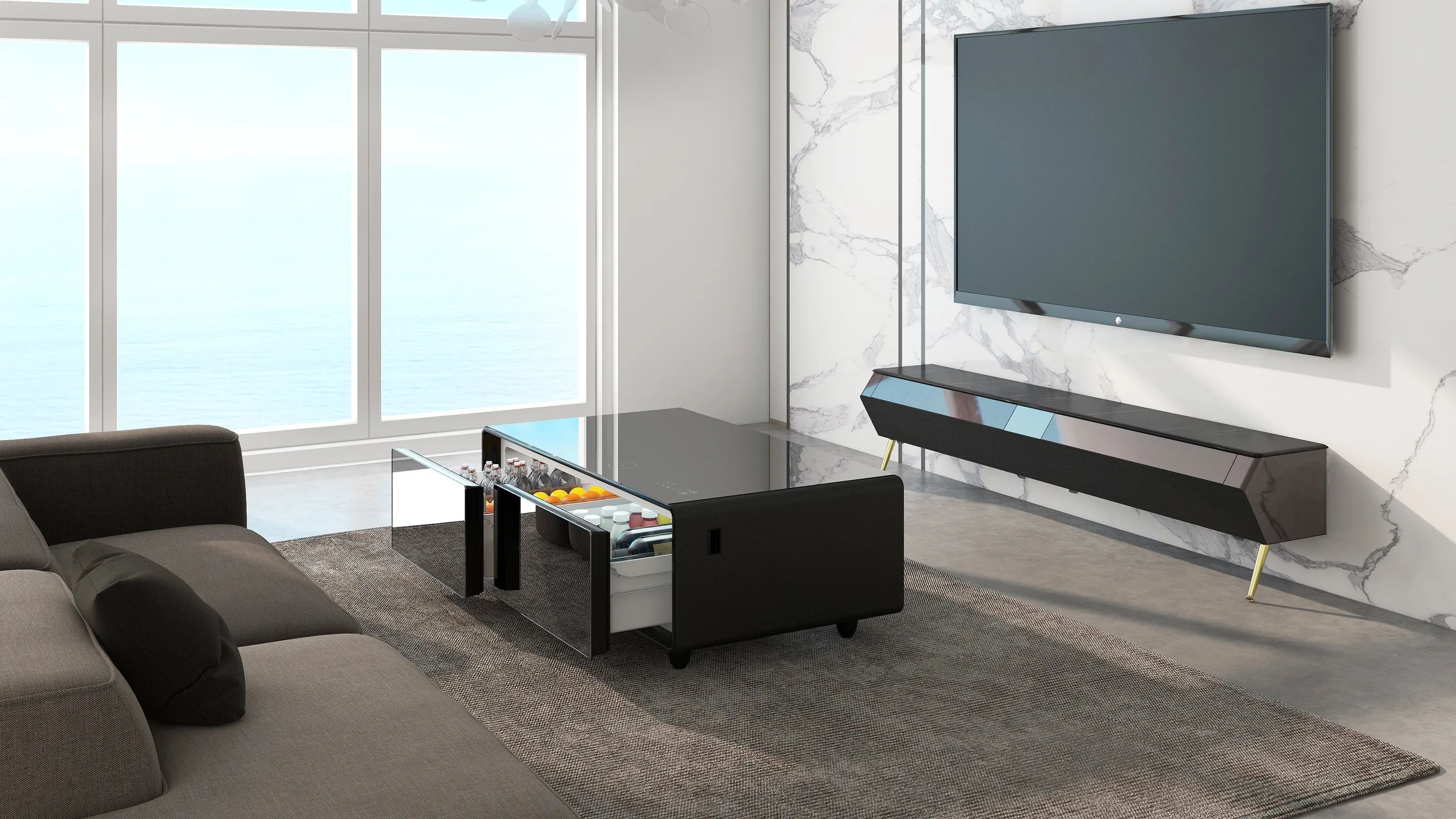 Caso Sofaborde Lounge bord i Sort, 5