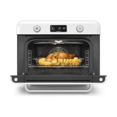 Smeg Miniovne 50's Style Kombiovn COF01WHEU i Hvid, 4