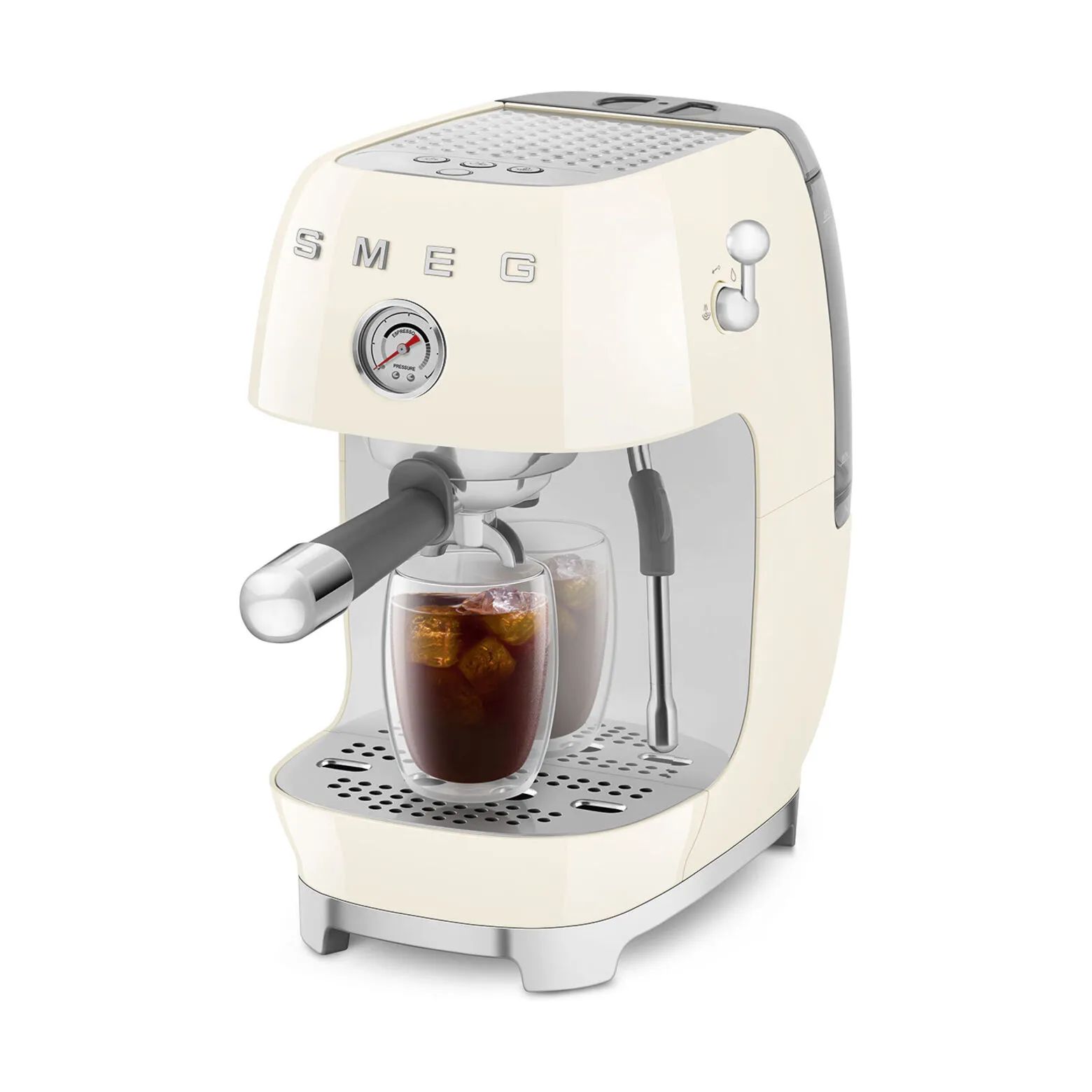 Smeg Espressomaskiner 50's style Espressomaskine i Creme, 5