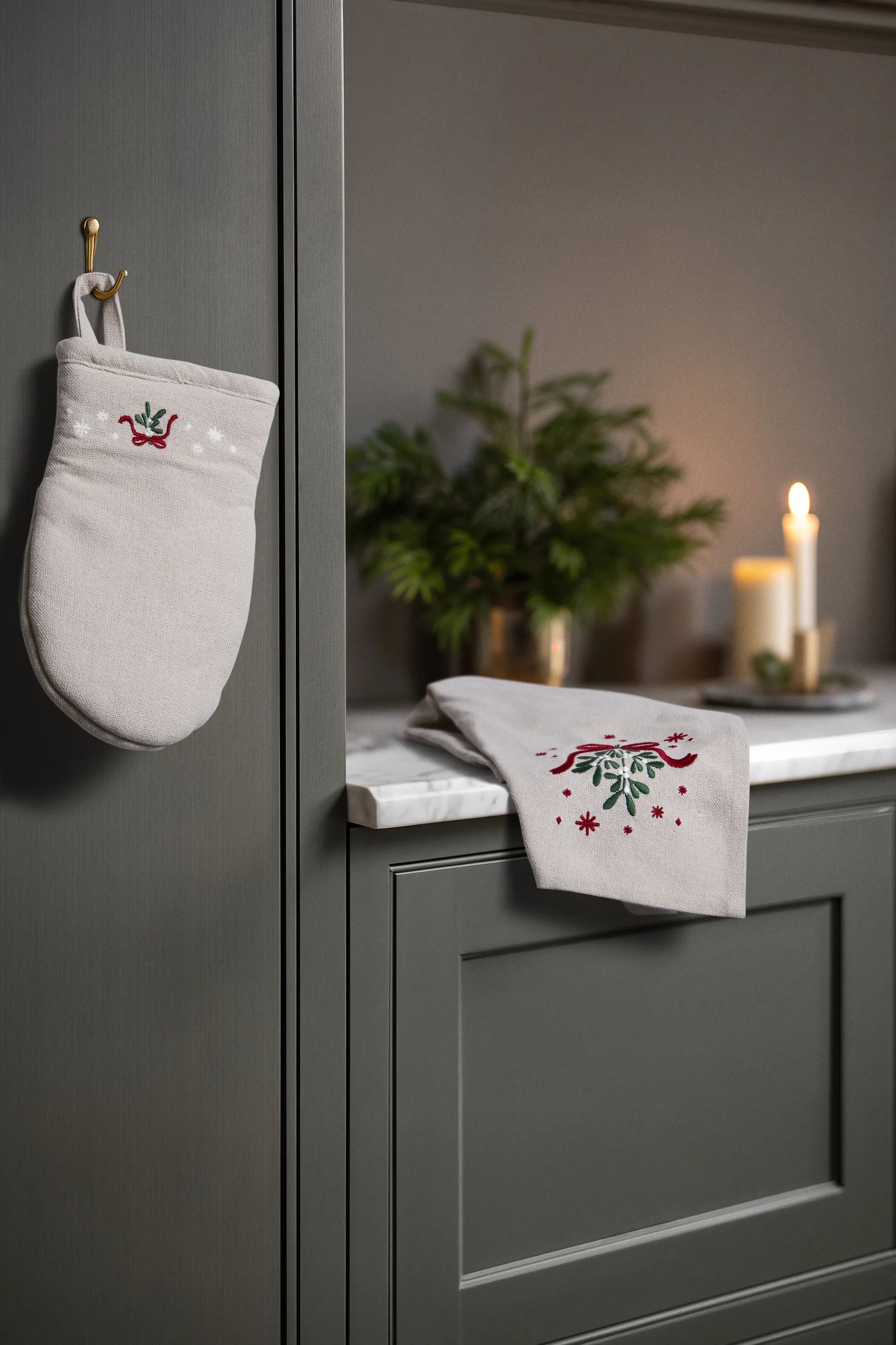 Juna Grydelapper Christmas Fable Ovnhandske i Sand, 2