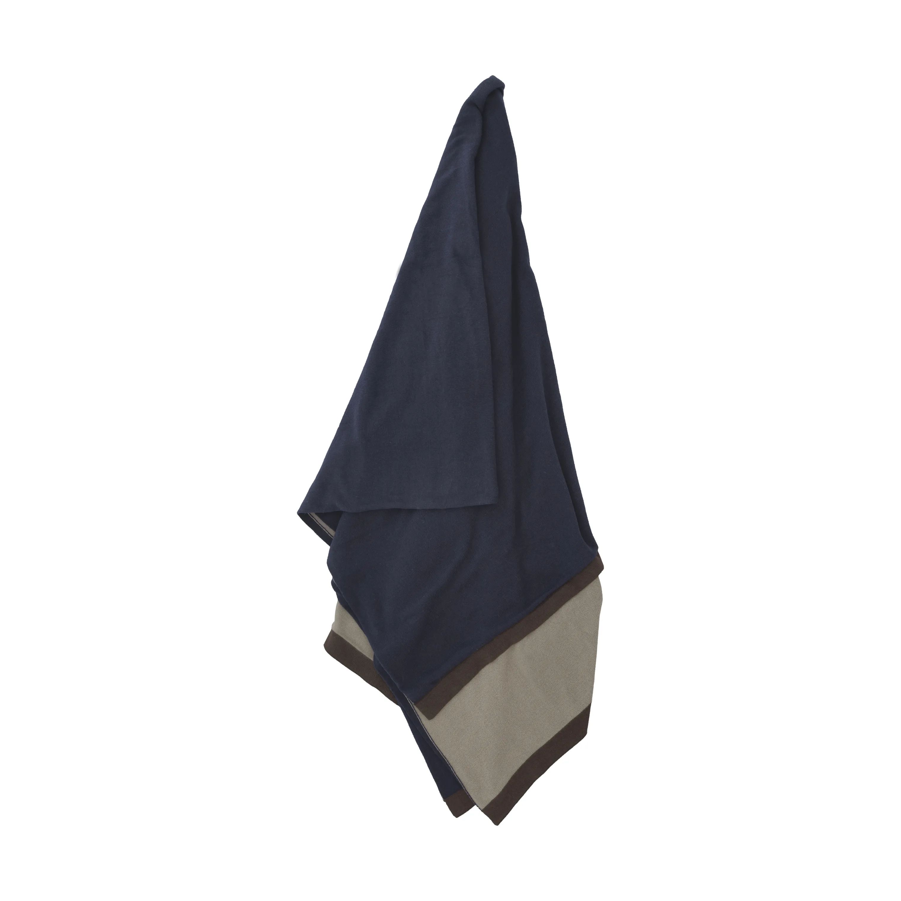 Södahl Plaider Impression Plaid i Navy Blue, 3