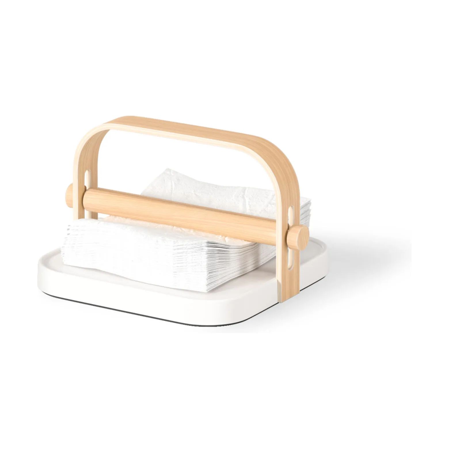 Umbra Servietringe og -holdere Bellwood Servietholder i Hvid/natur, 4
