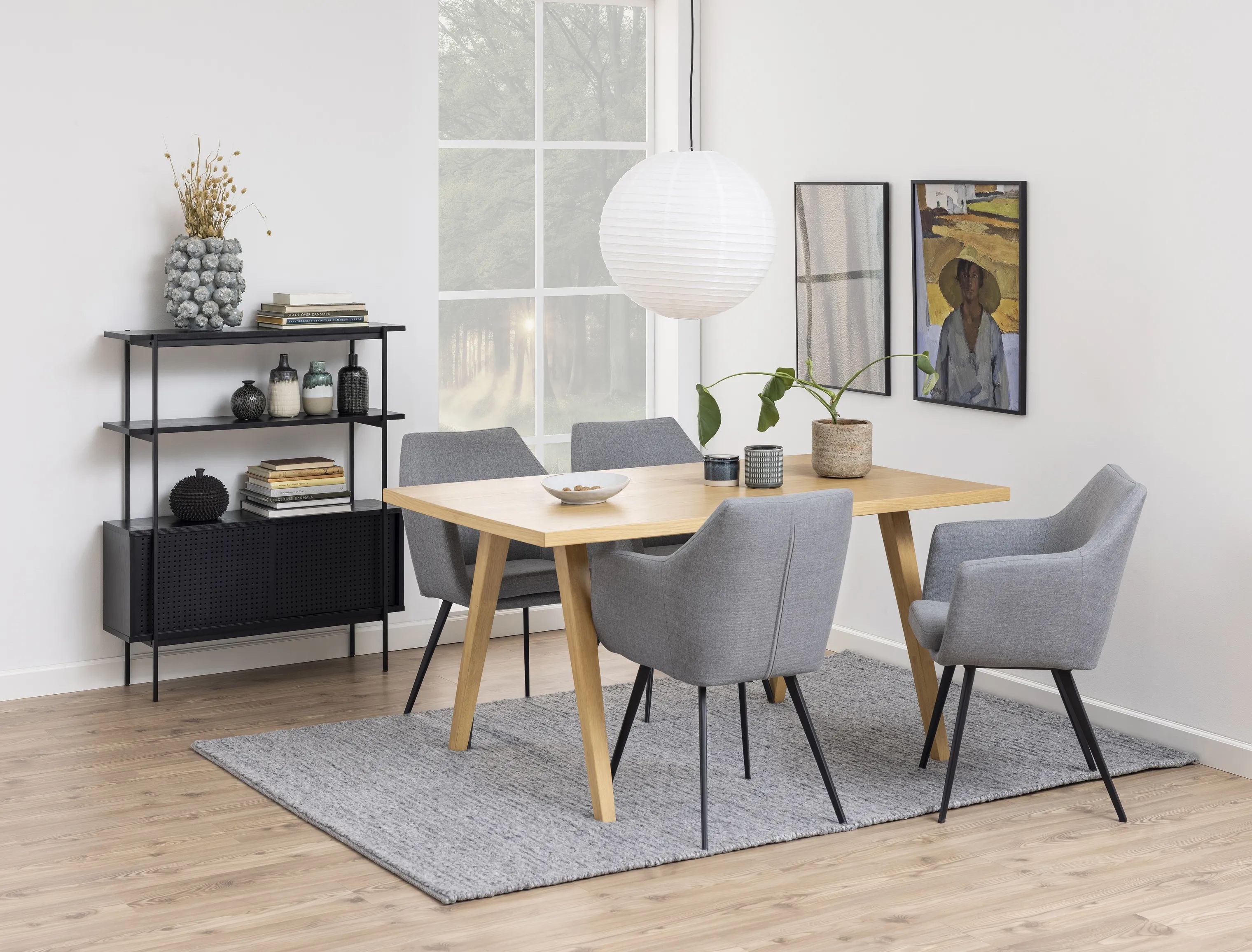 CASA Living Reoler og tilbehør Angus Reol i sort, 6
