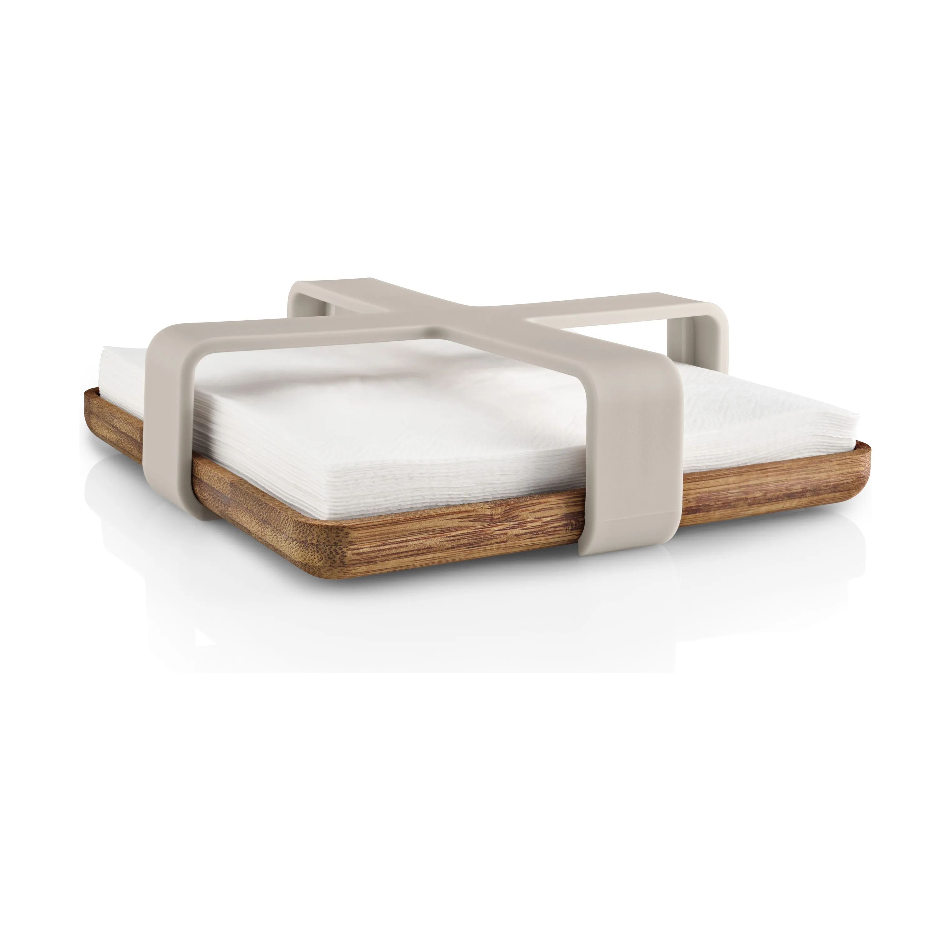 Eva Trio Servietringe og -holdere Nordic Kitchen Servietholder i Sand, 1