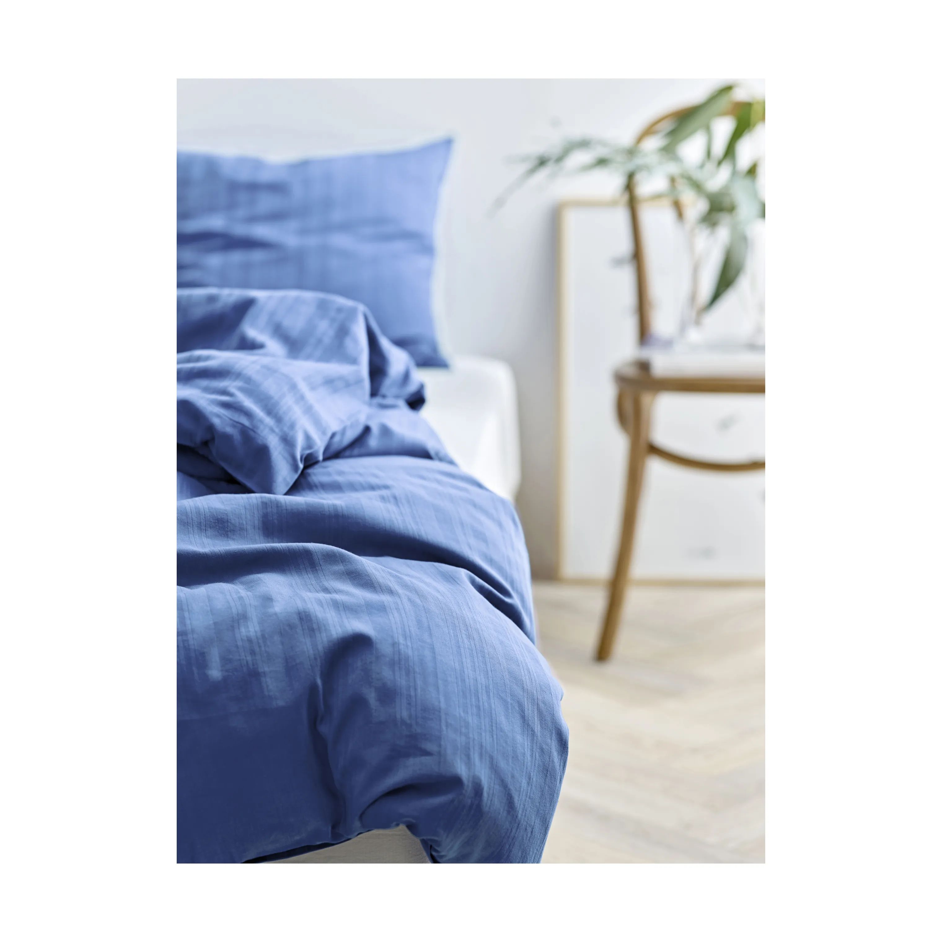 Södahl Sengetøj Noble Sengetøj i Ocean Blue, B140 x L200 cm, 2