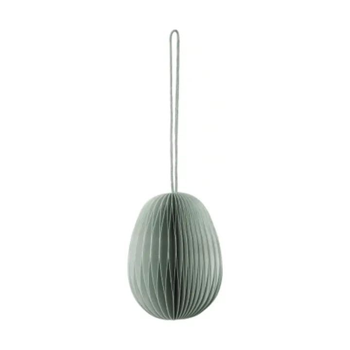Broste Copenhagen Påskeæg og ophæng Megan Papir Ornament i Grøn, 1
