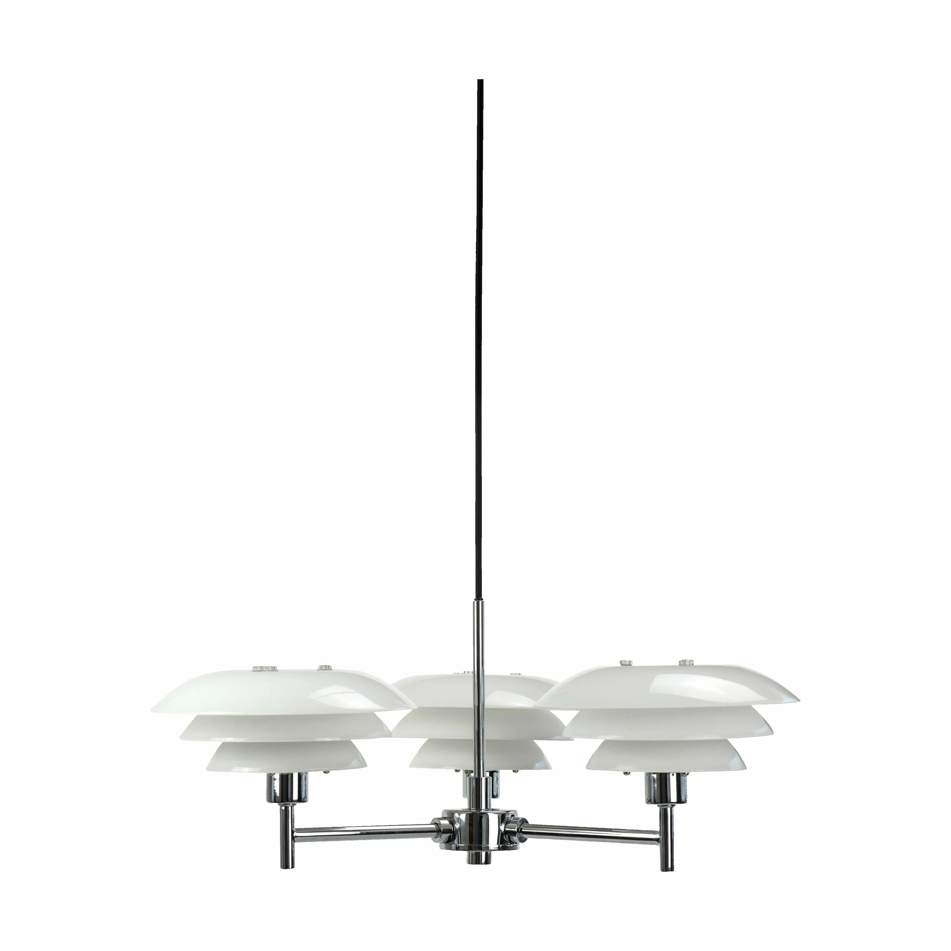 Dyberg Larsen Pendler DL20 Lysekrone i Opal, 50 cm, 1