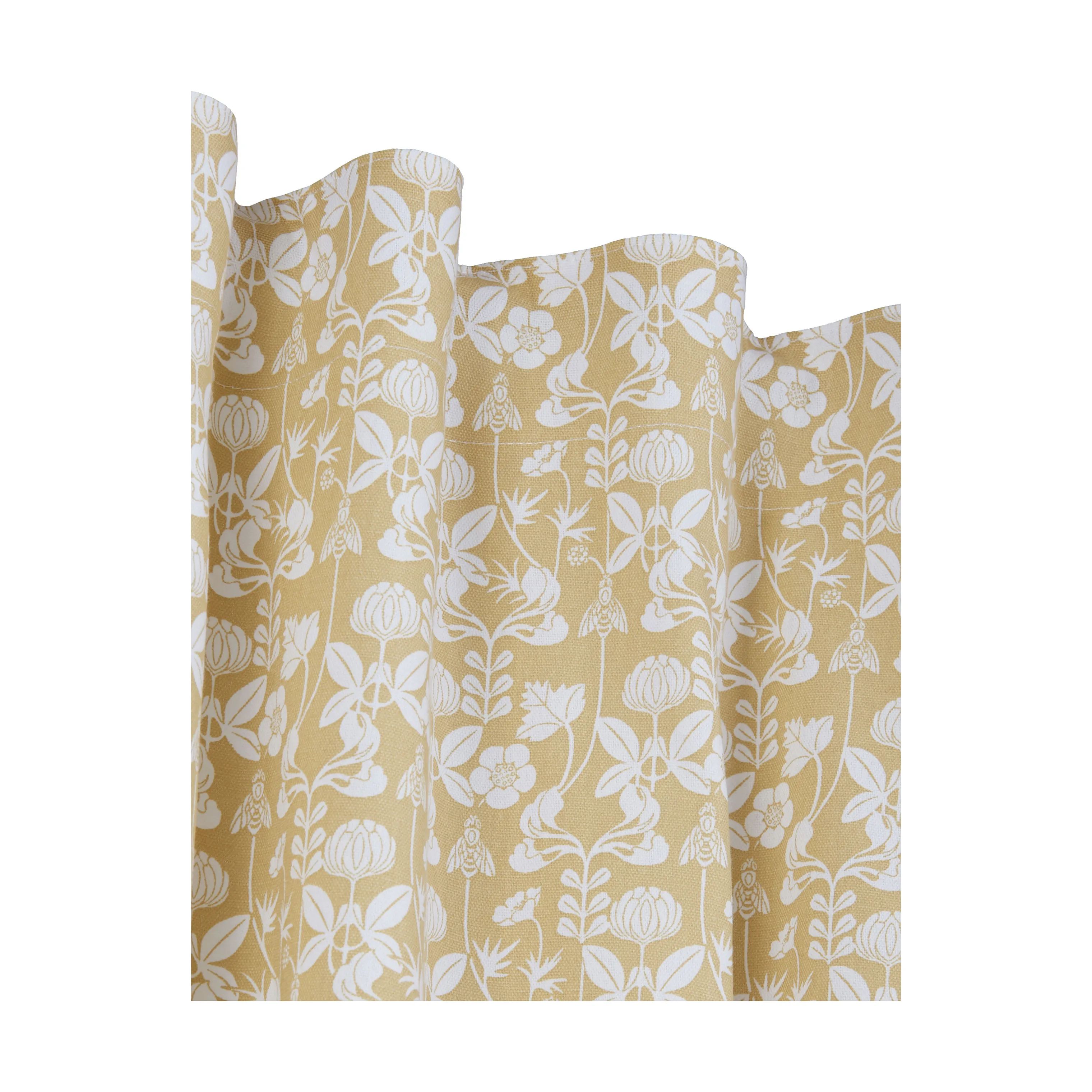 Svanefors Gardiner og gardinstænger De Mina Gardin - 2 stk. i Beige/gul, 3