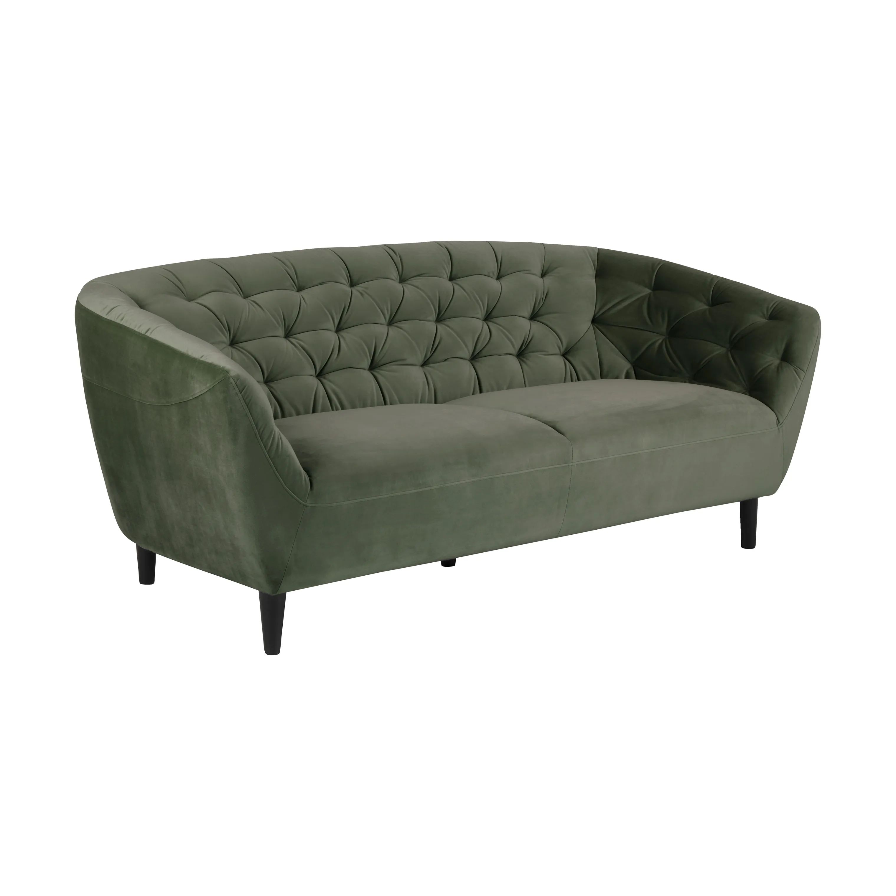 CASA Living Sofaer Ria Sofa i Grøn, 191 cm, 4