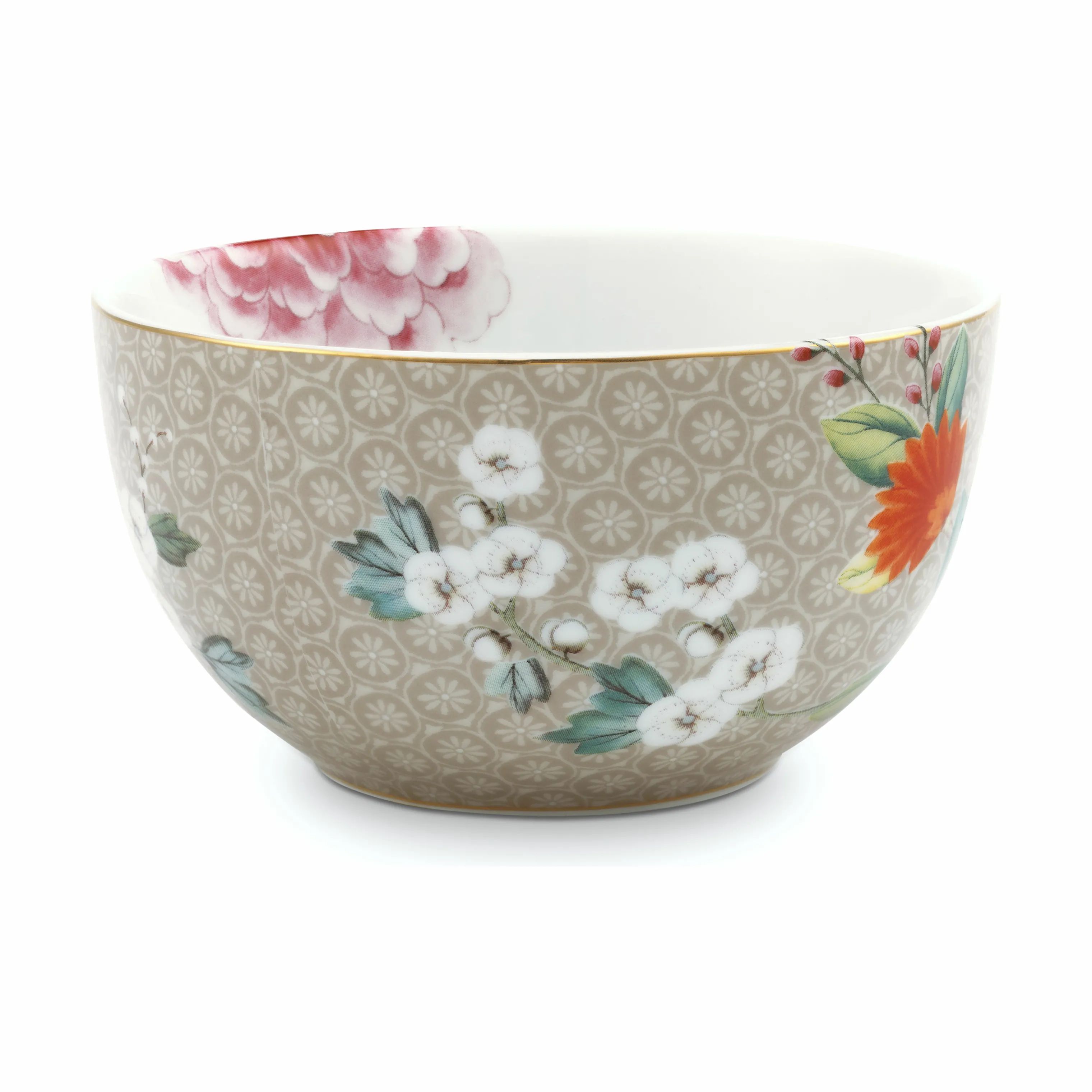 PIP Studio Serveringsskåle Blushing Bird Skål i khaki , 12 cm, 2
