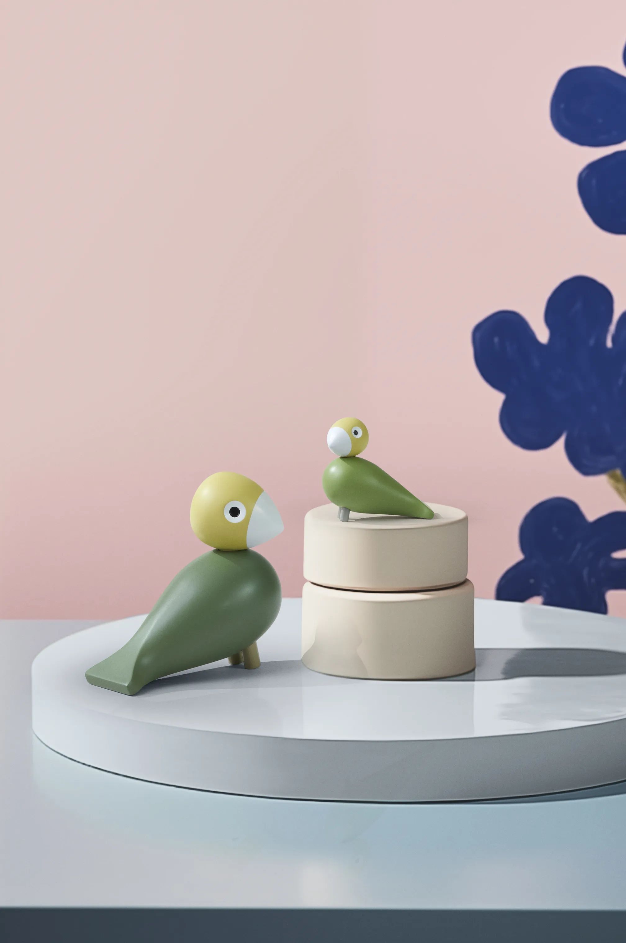 Kay Bojesen Dyrefigurer Birds Fuglepar - Liv & Lykke i Grøn, 3