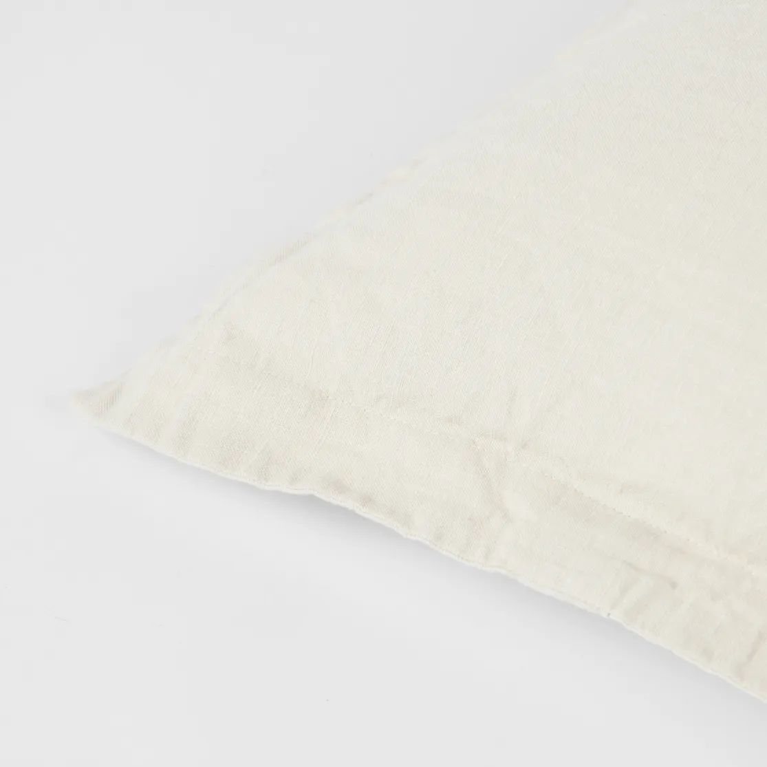 Broste Copenhagen Pyntepudebetræk Linn Pudebetræk i Castle Beige, B50 x L50 cm, 4