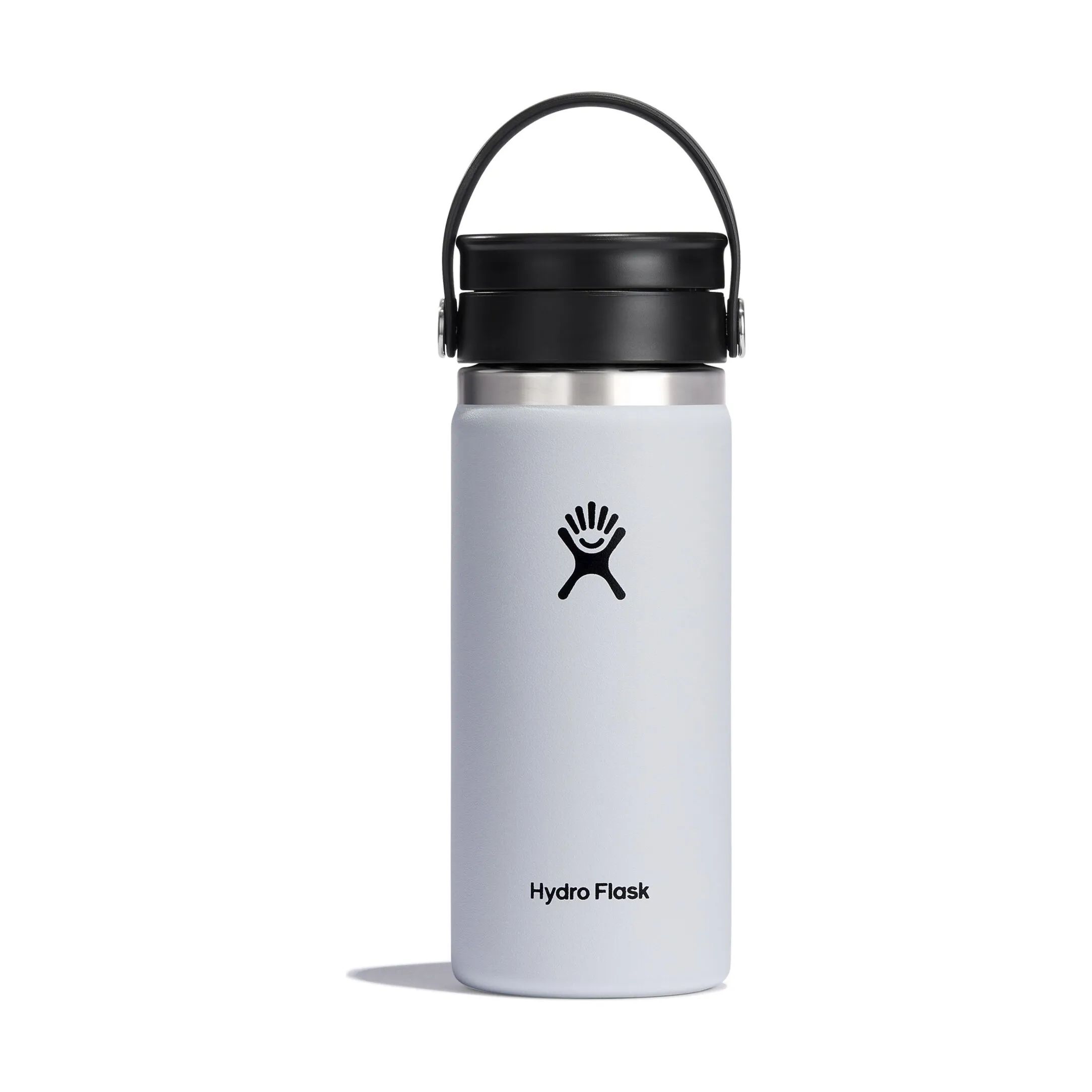 Hydro Flask To go kopper Wide Flex Sip Lid Termoflaske i Hvid/stål/sort/rød, 1