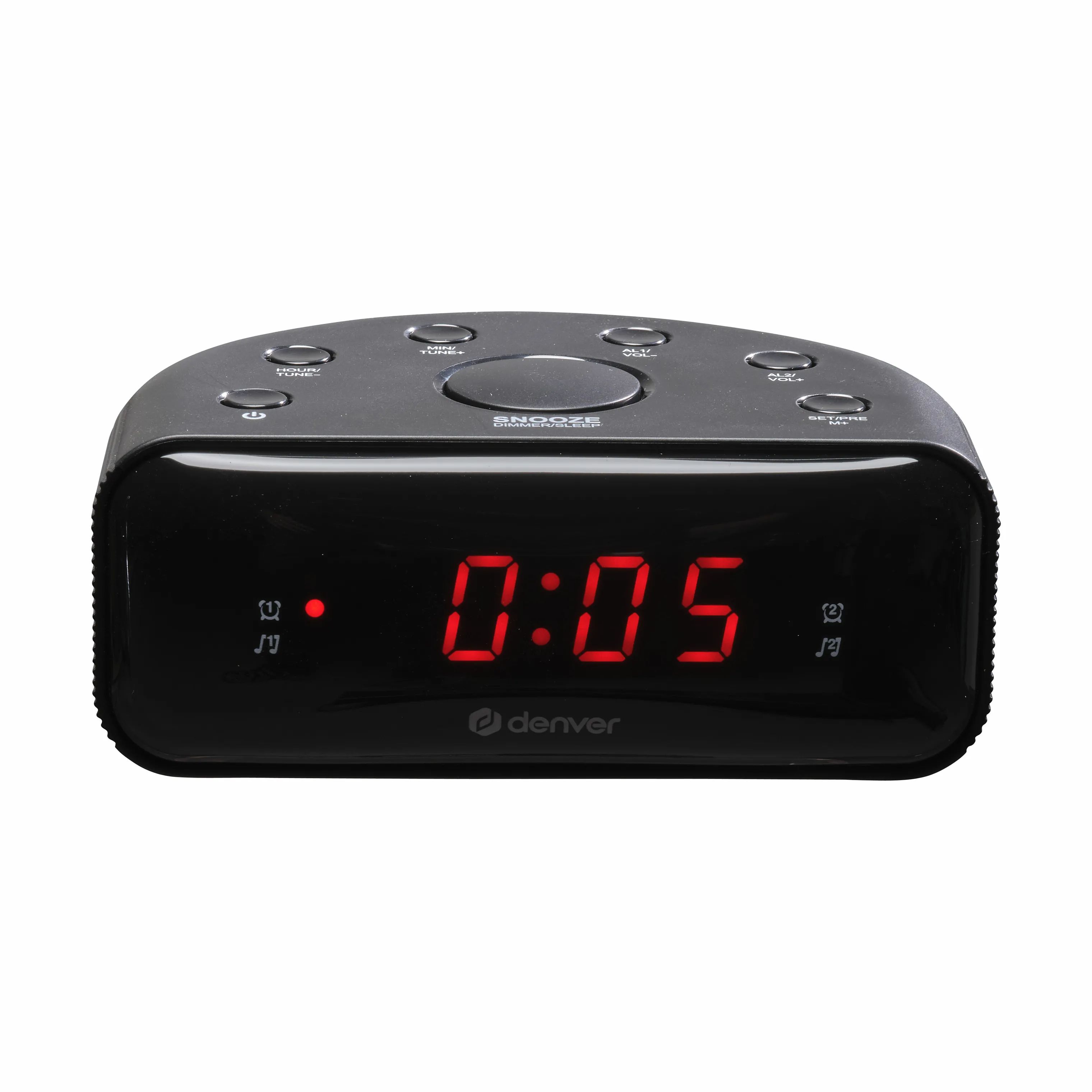Denver Vækkeure Clockradio CR-430 i sort, 1