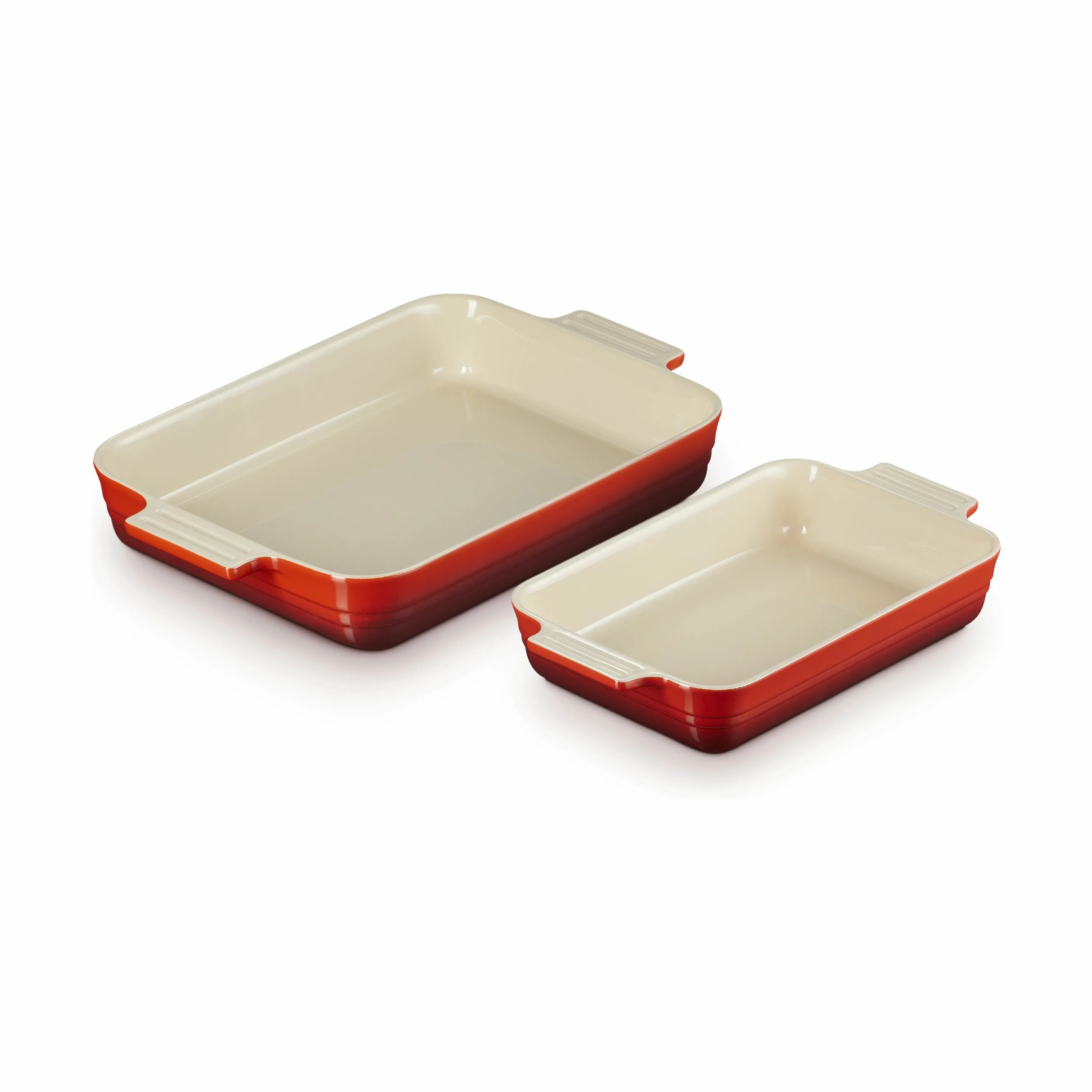Le Creuset Ovnfaste fade Fadsæt - 2 dele i Cerise, 4
