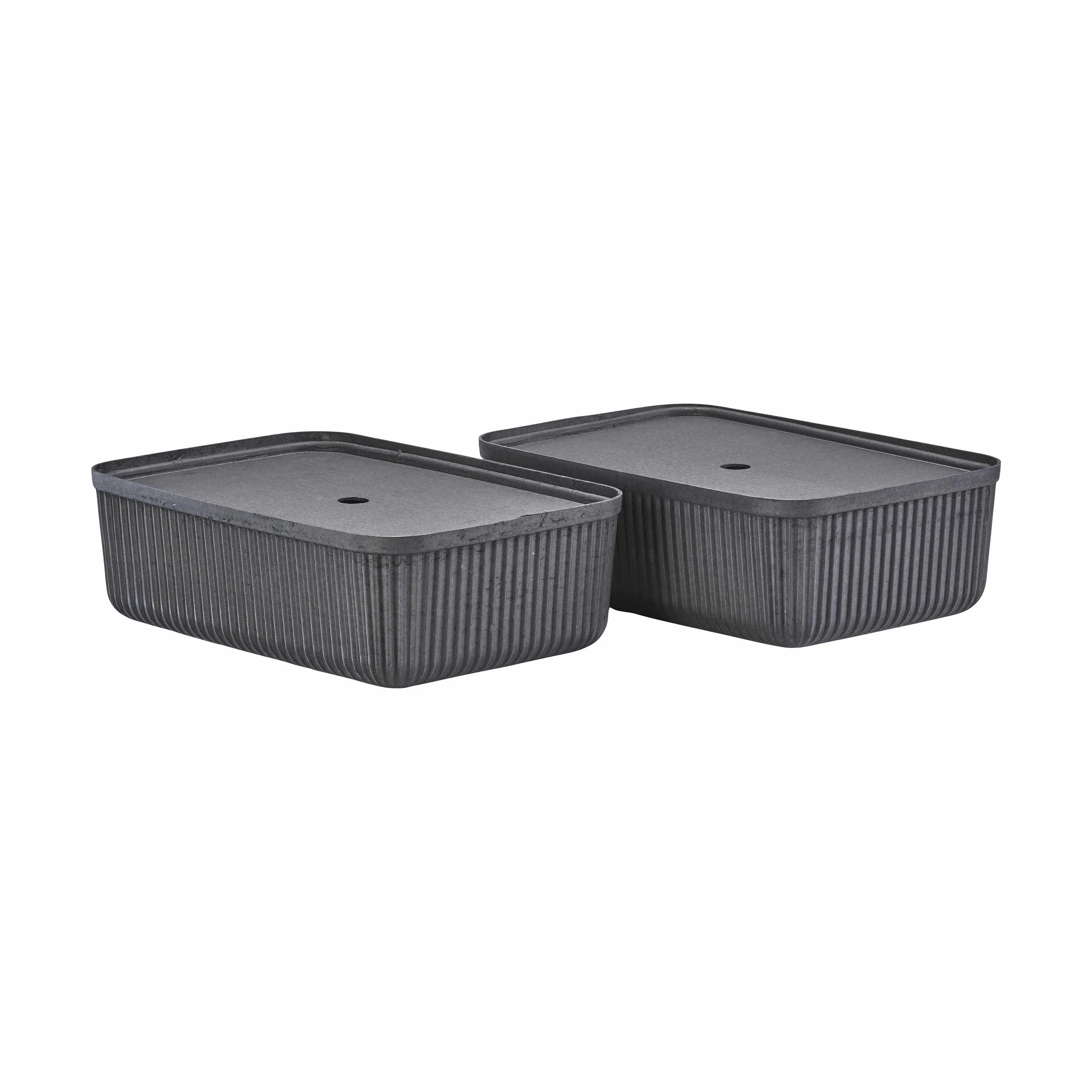 Zone Kasser Pulp Opbevaringsboks i Black, 48 cm, 1