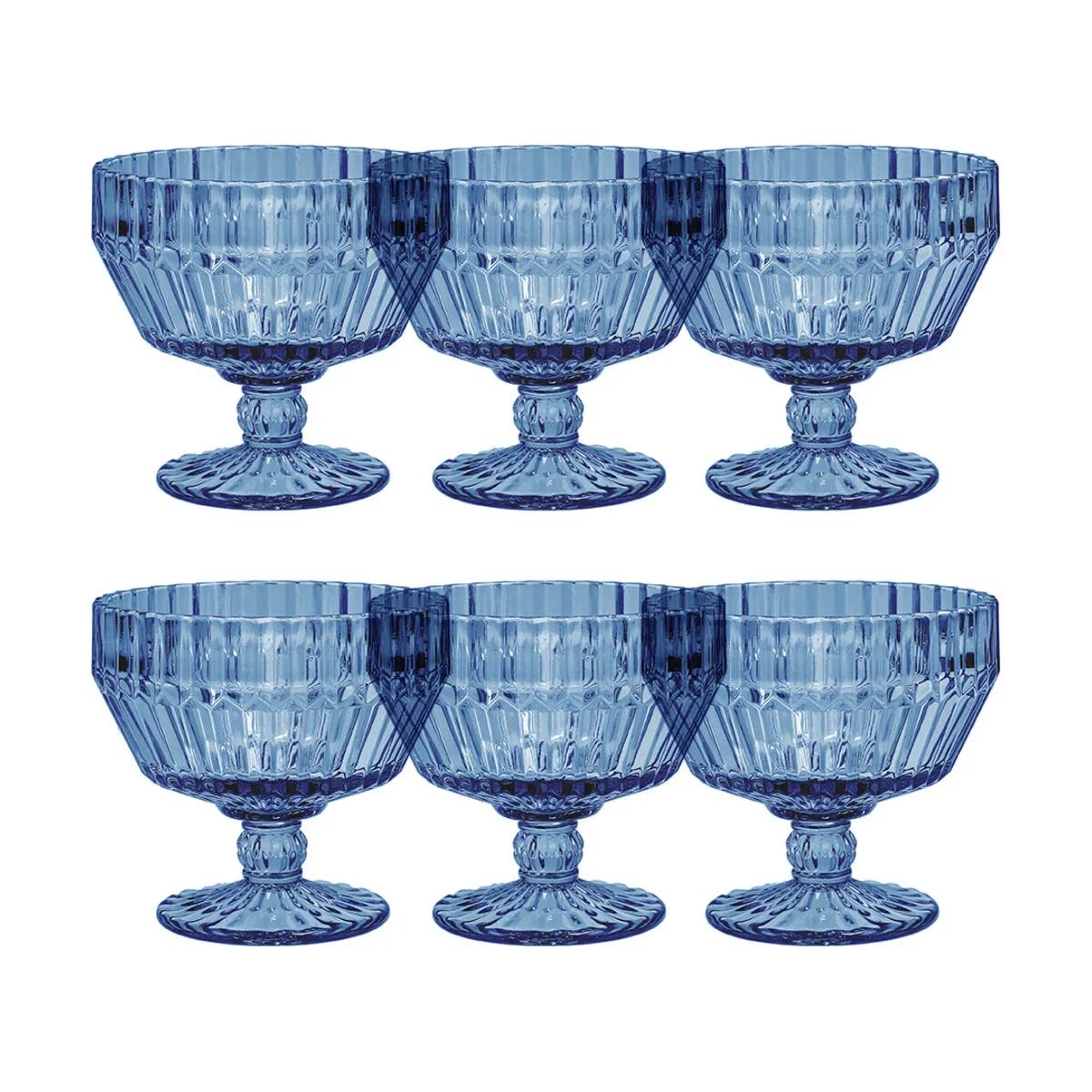Fortessa Vandglas Archie Glas på fod - 6 stk. i Azure, 1