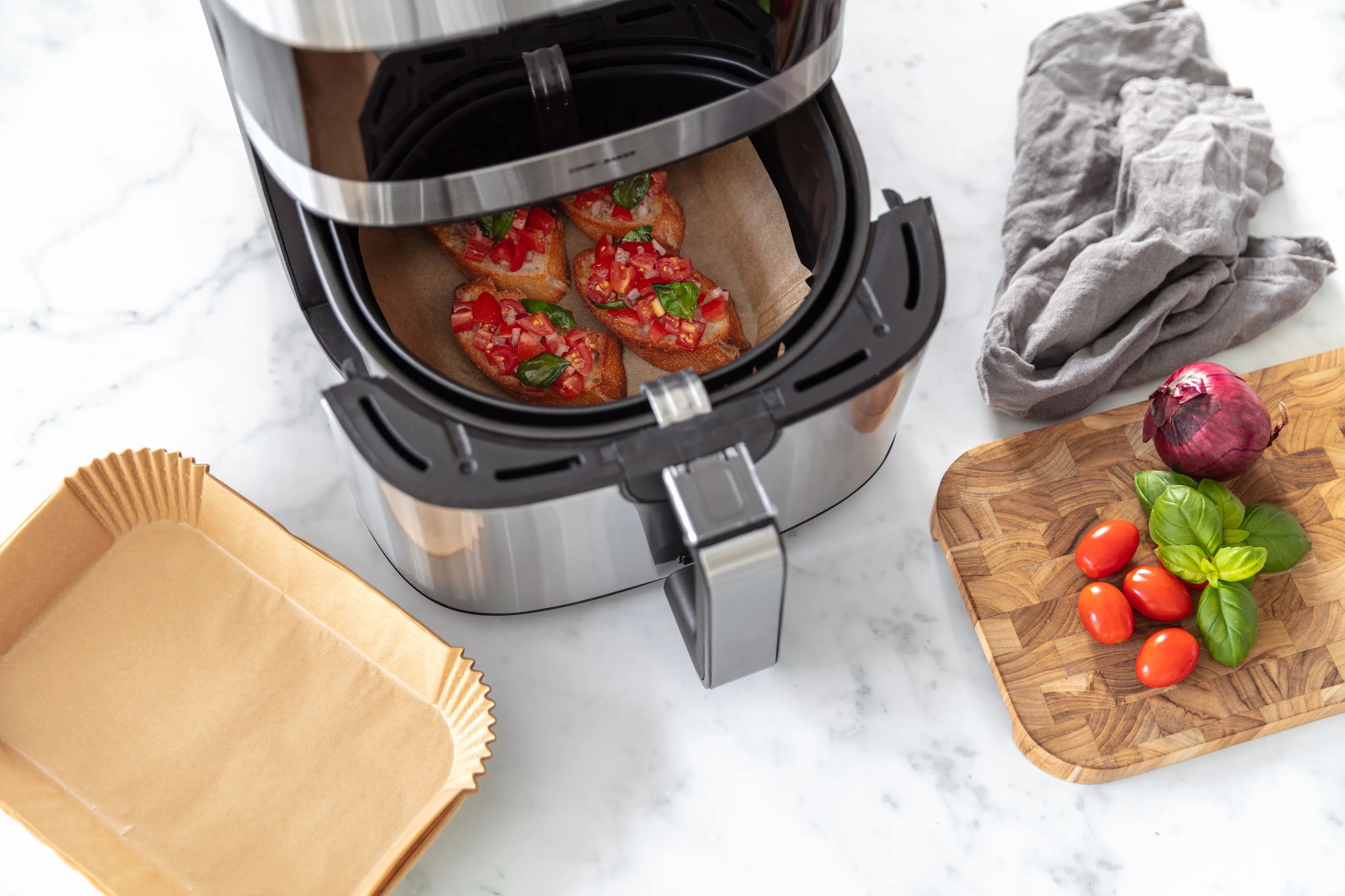Cook & Baker Tilbehør til airfryers Papirbakke til Airfryer - 100 stk. i B14 x L22, 2