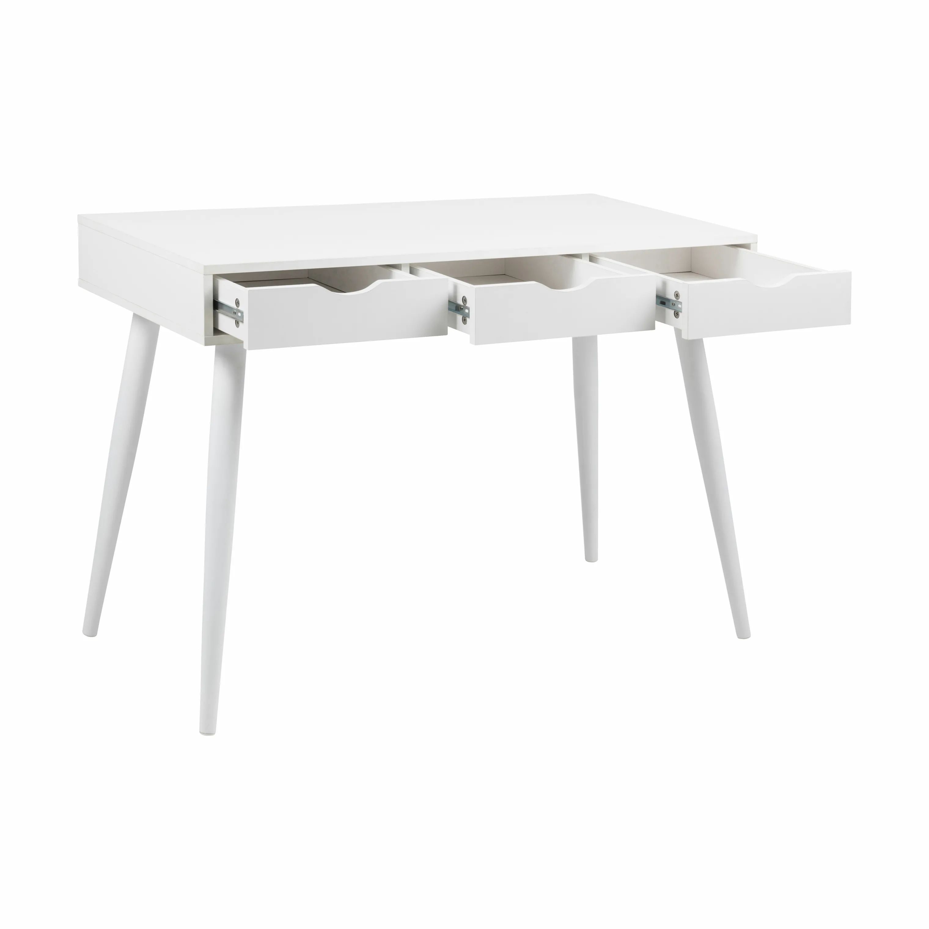 CASA Living Skriveborde Neptun Skrivebord i Hvid, 4