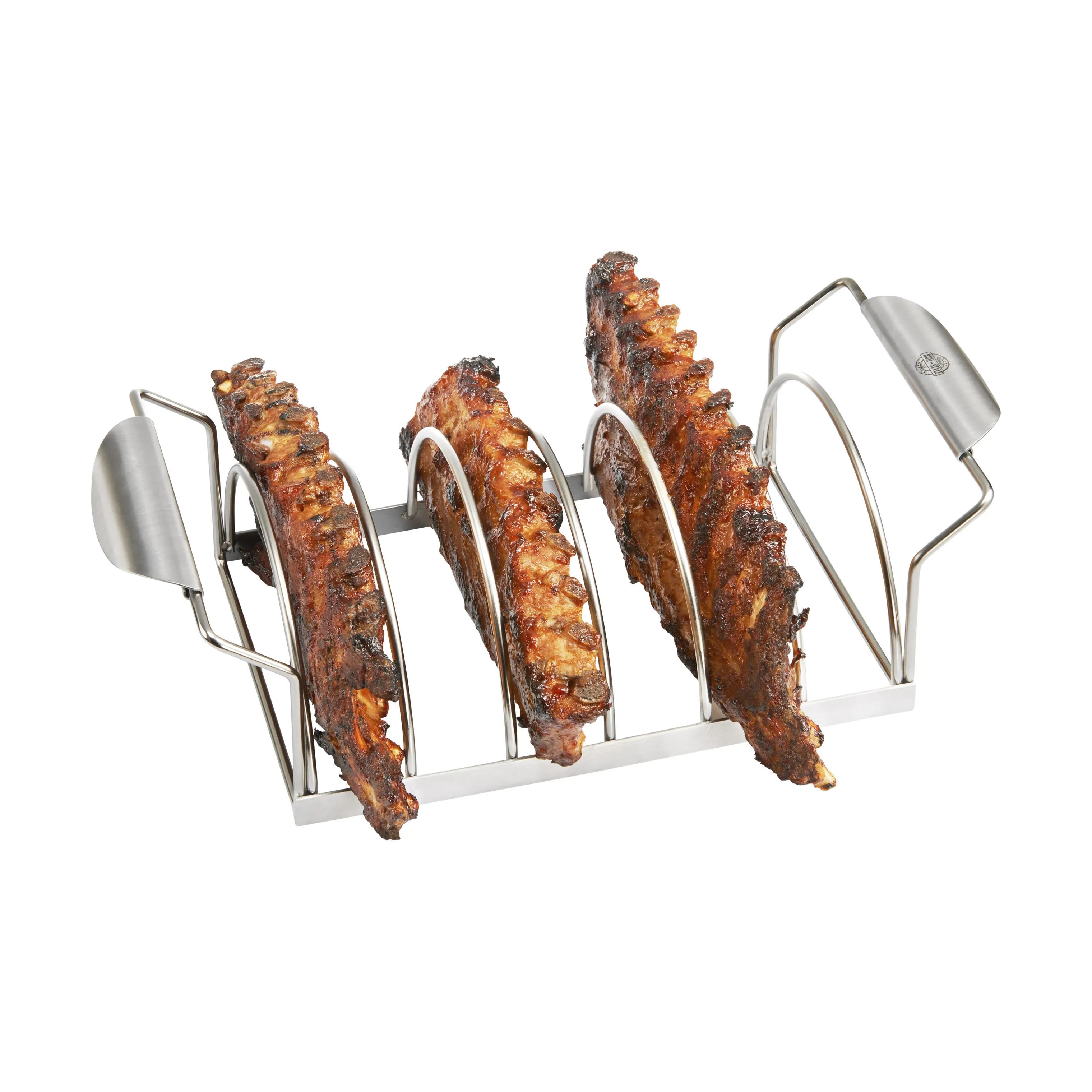 Gefu Grillredskaber Sparerib- Og Stegholder i Sølv, 1