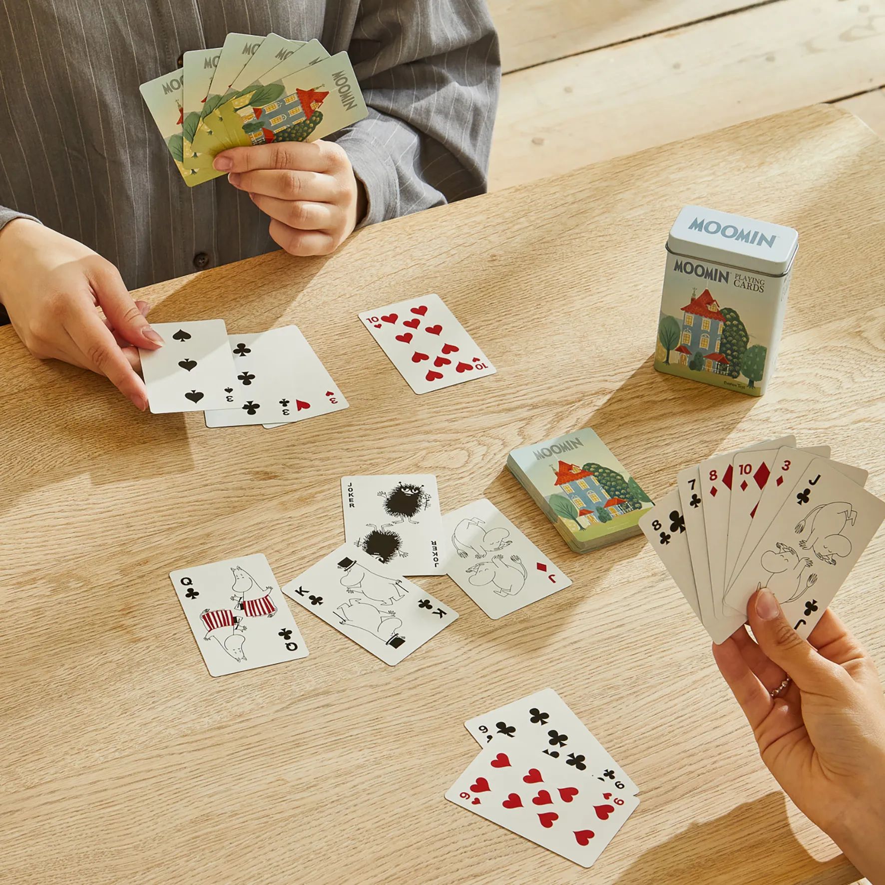 Barbo Toys Spil Mumi Spillekort - Hus i Grå, 2