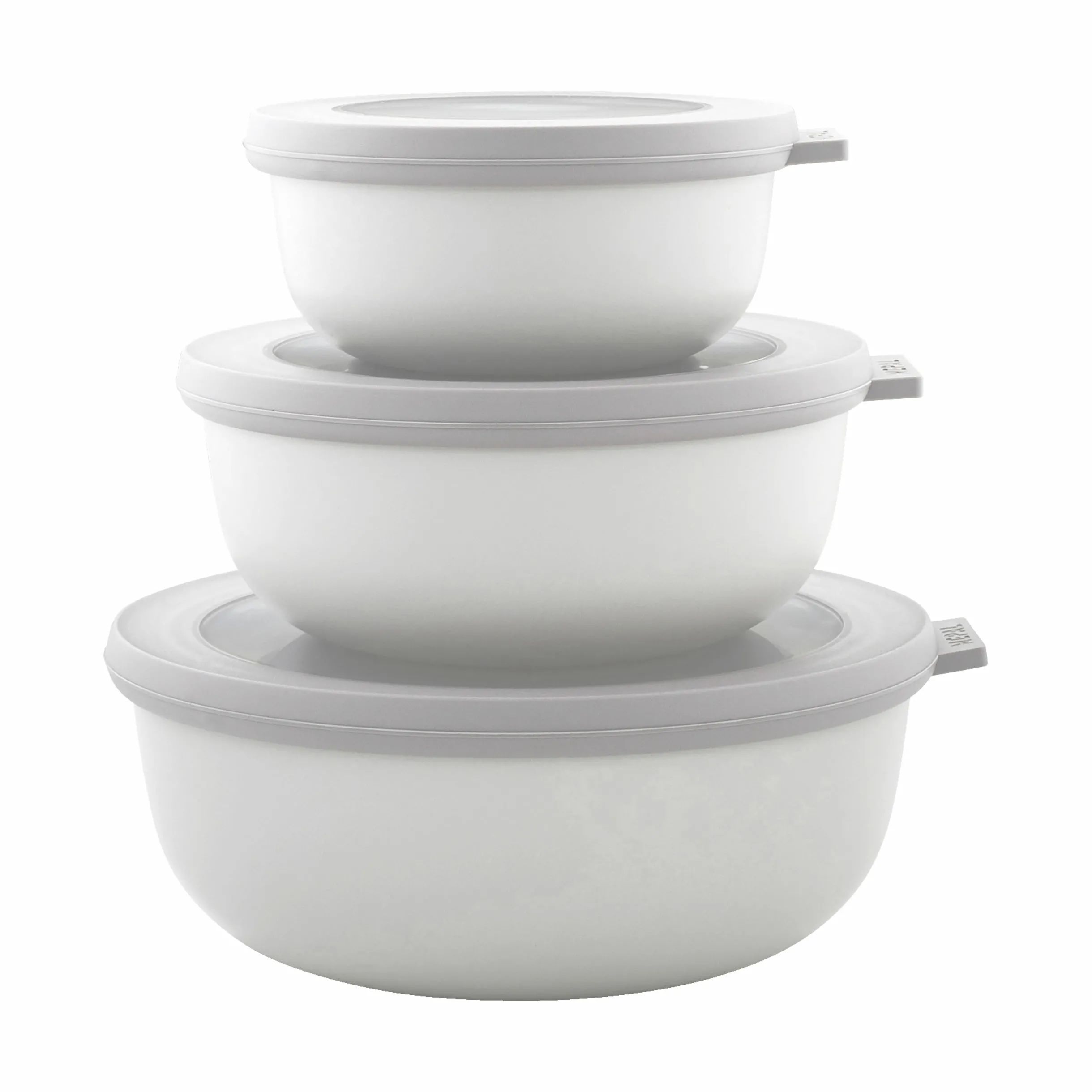 Mepal Røreskålsæt Cirqula Røreskålsæt Lav - 6 dele i Nordic White, 1