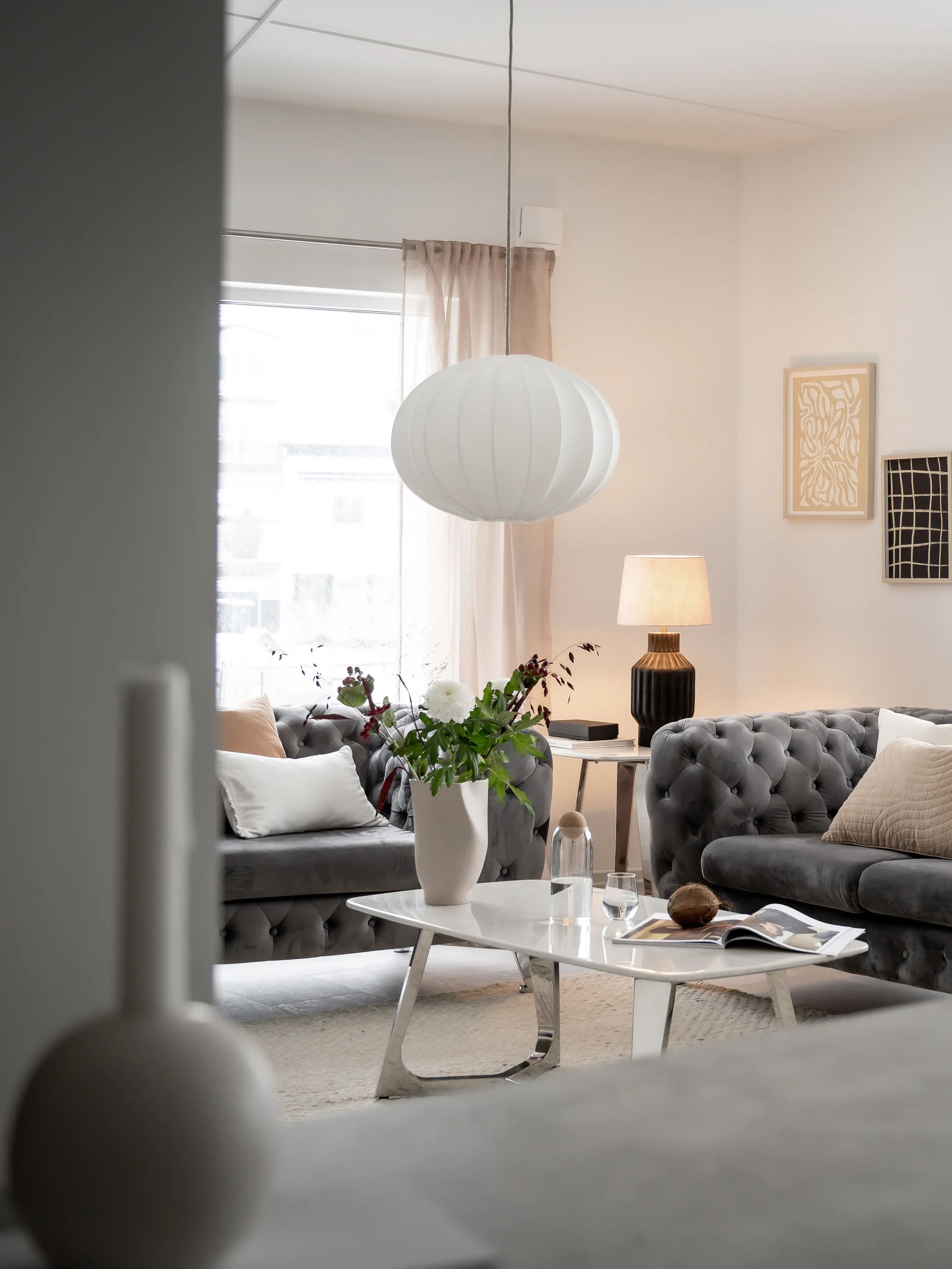 PR Home Pendler Hilma Pendel i Hvid, 5