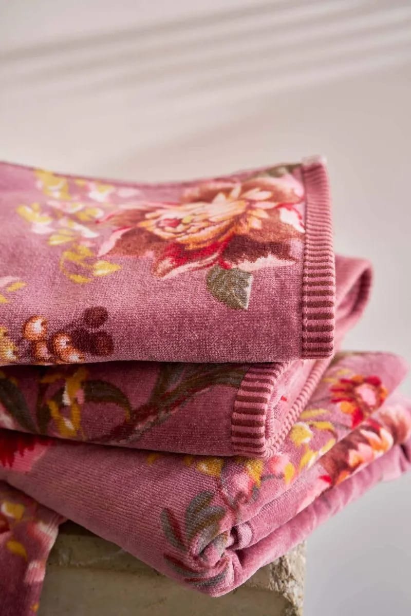 PIP Studio Vaskeklude Secret Garden Vaskehandske i Mauve, 5