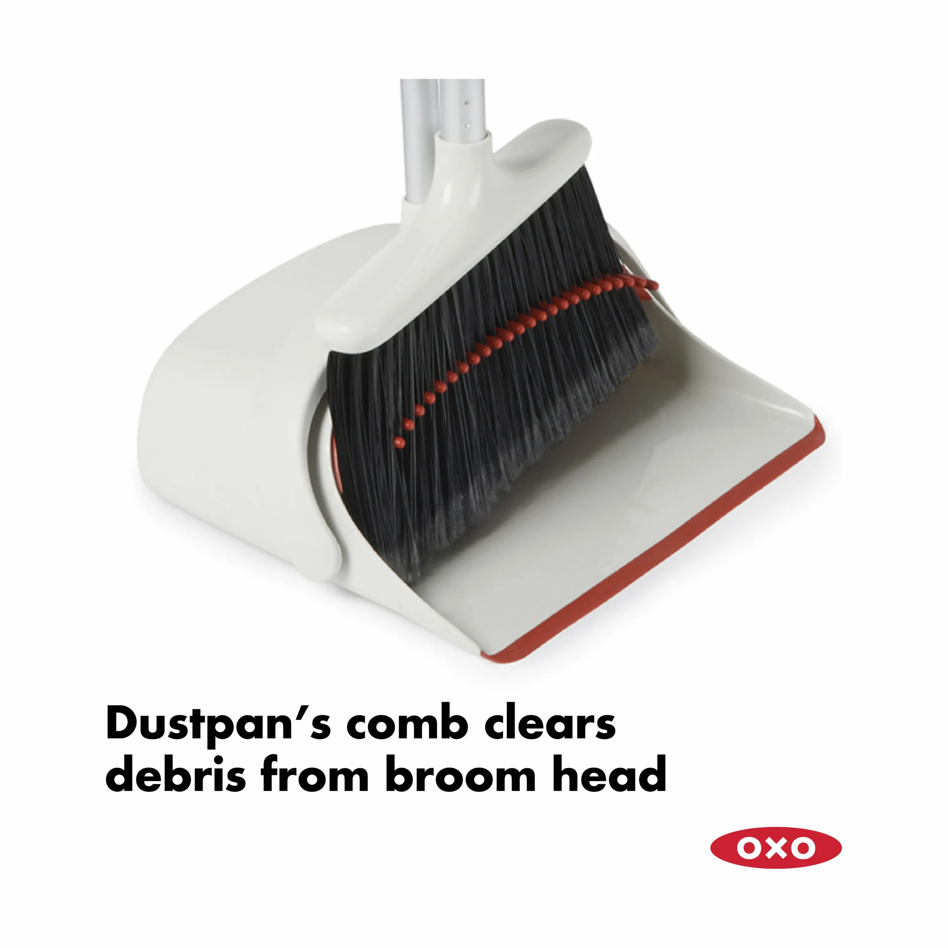 OXO Koste og fejebakker Good Grips Fejesæt i Stål/hvid, 2