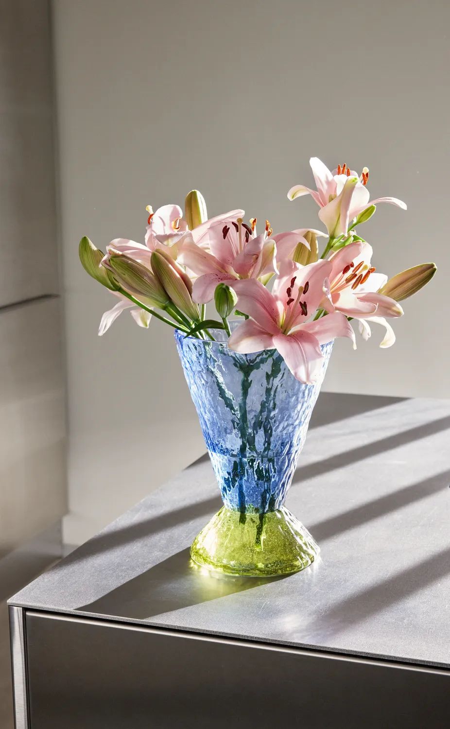Hübsch Vaser Abyss Vase i Blå/Olivengrøn, 2