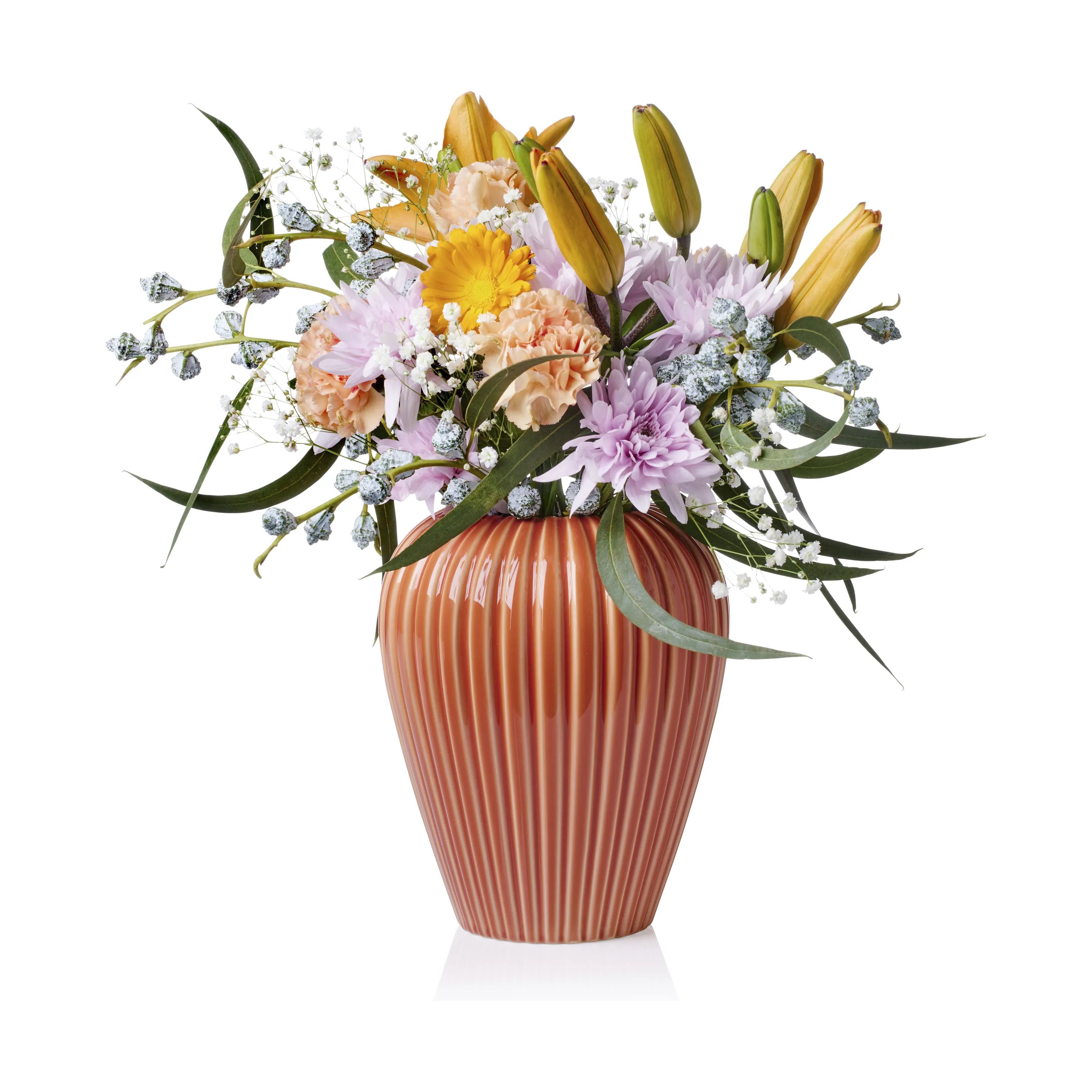 erik bagger a/s Vaser Eslau Lilje Vase i Orange, 20 cm, 3