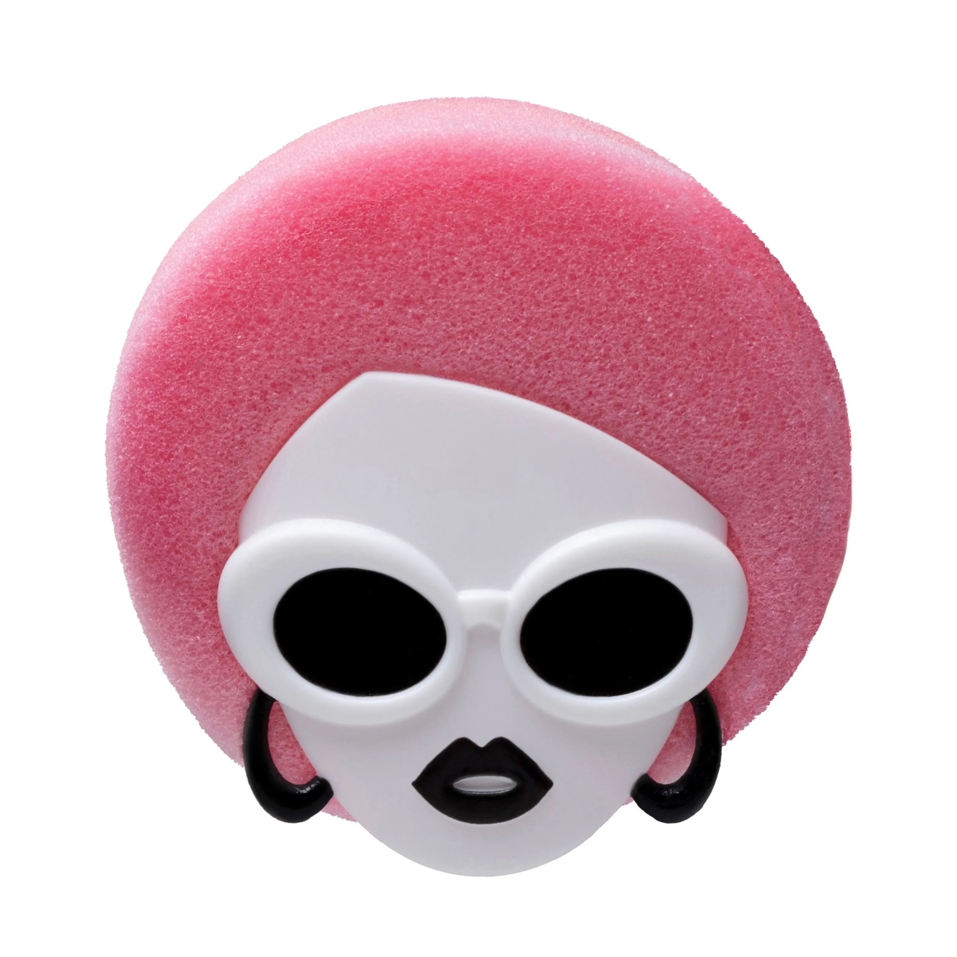 Peleg Design Øvrigt tilbehør til opvask Holder til Skuresvamp -  Dishco Girl i Hvid, Sort, Pink, 1