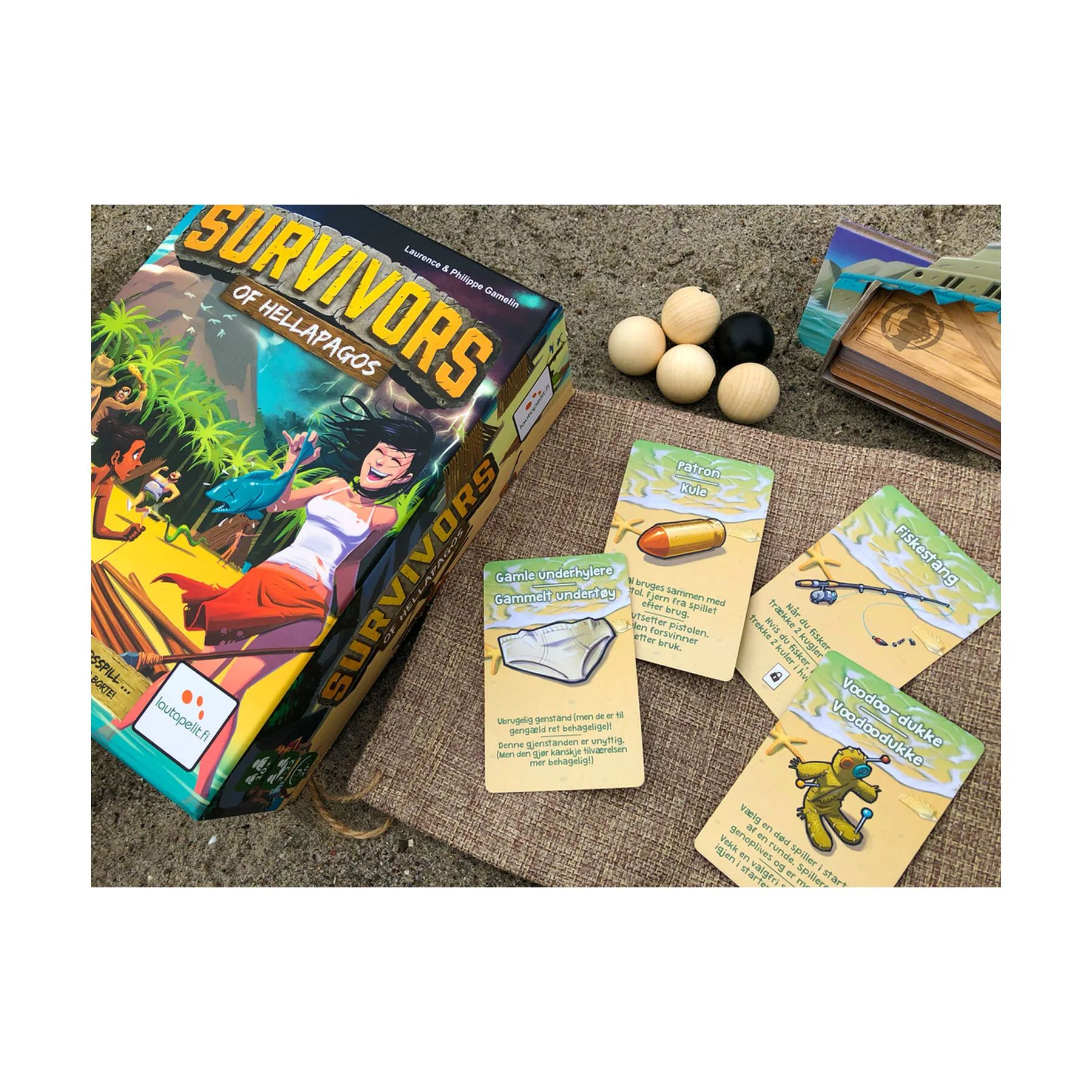 Spilbræt Spil Brætspil - Survivors of Hellapagos i Multifarvet, 3