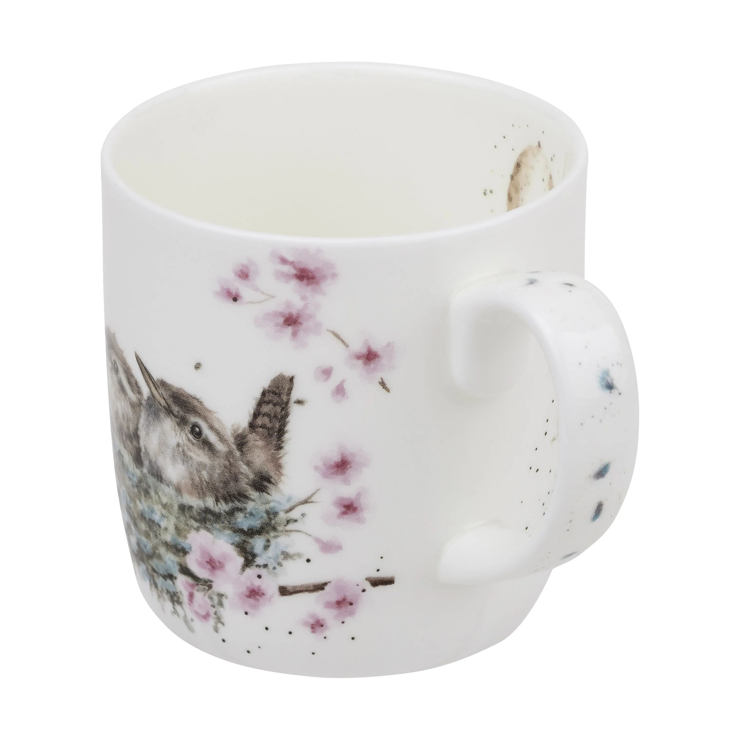 Royal Worcester Krus og kopper med hank Wrendale Krus - Feather nest i Gærdesmutter, 4