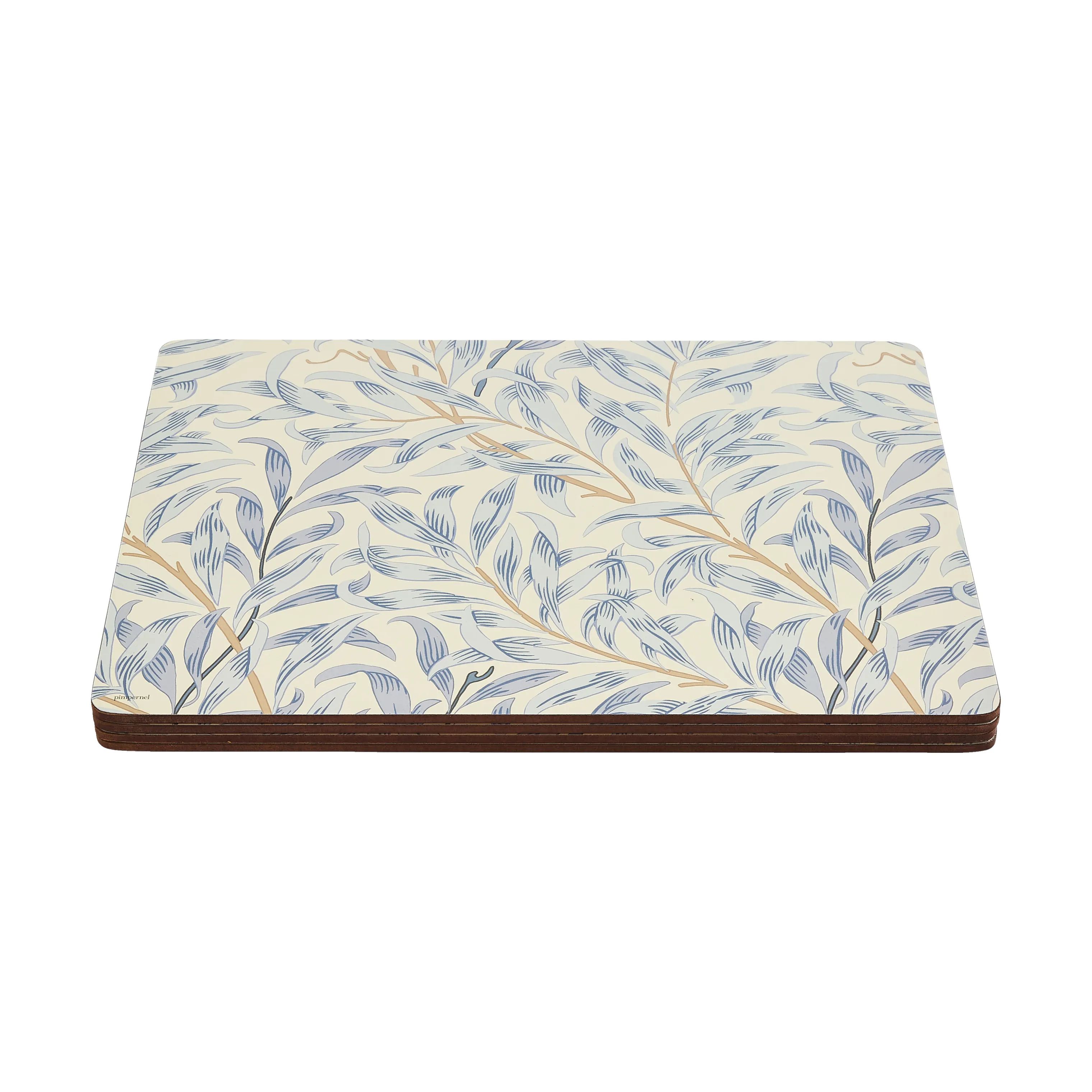 Pimpernel Dækkeservietter Morris & Co Dækkeservietter - 4 stk. i Beige/blå, 5