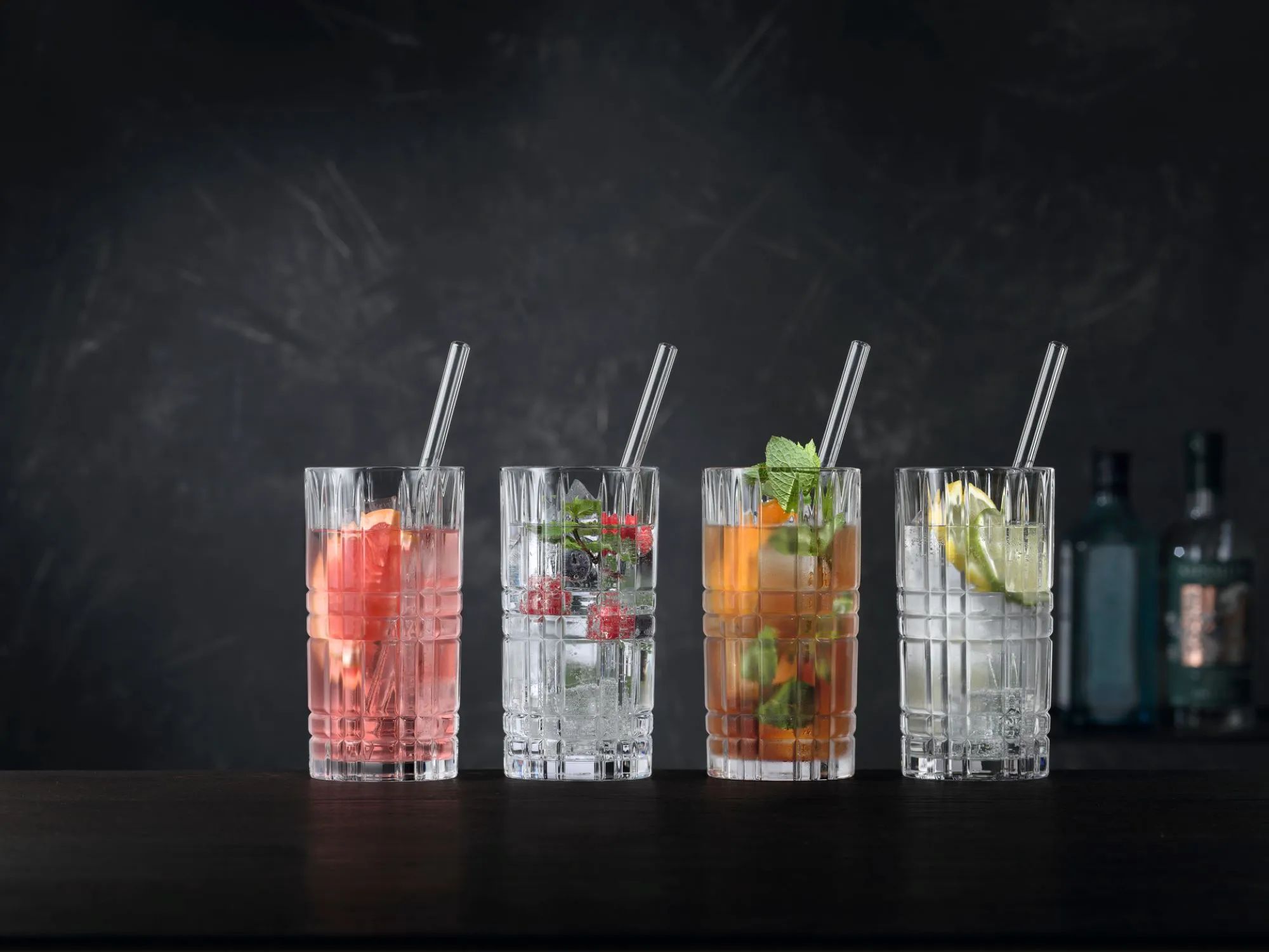 Nachtmann Highball glas Tastes Good Square Glas - 4 stk. i klar, 2