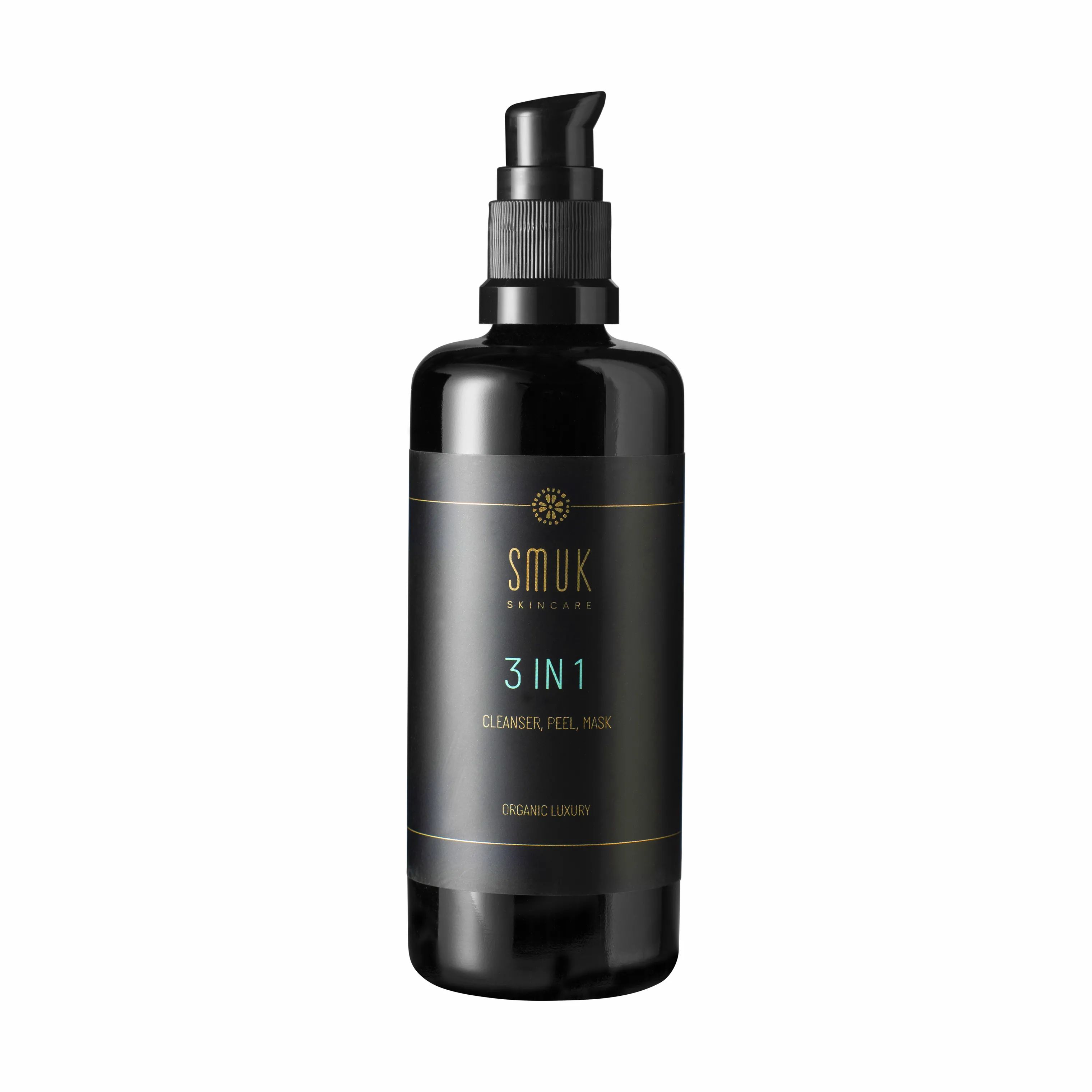 SMUK skincare Ansigtspleje 3-i-1 Rens, peel og maske i Sort, 1