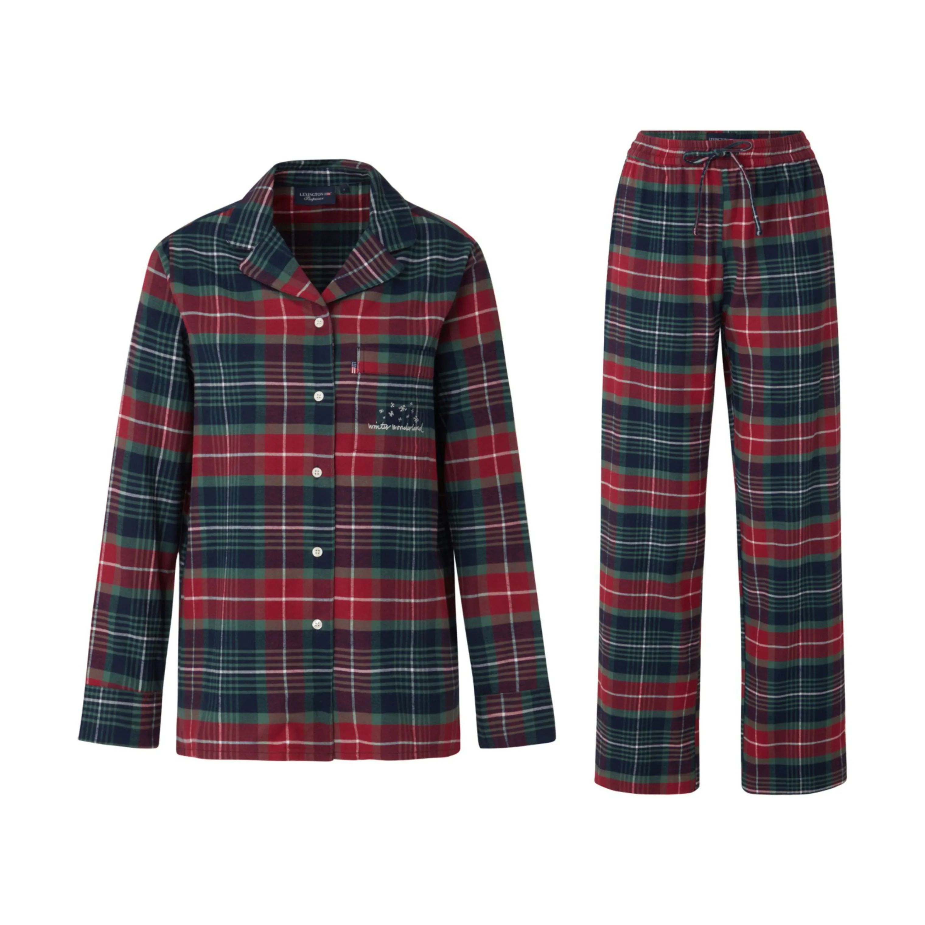 Lexington Pyjamas Holiday Collection 2023 Miranda Pyjamassæt - 2 dele i M, 1
