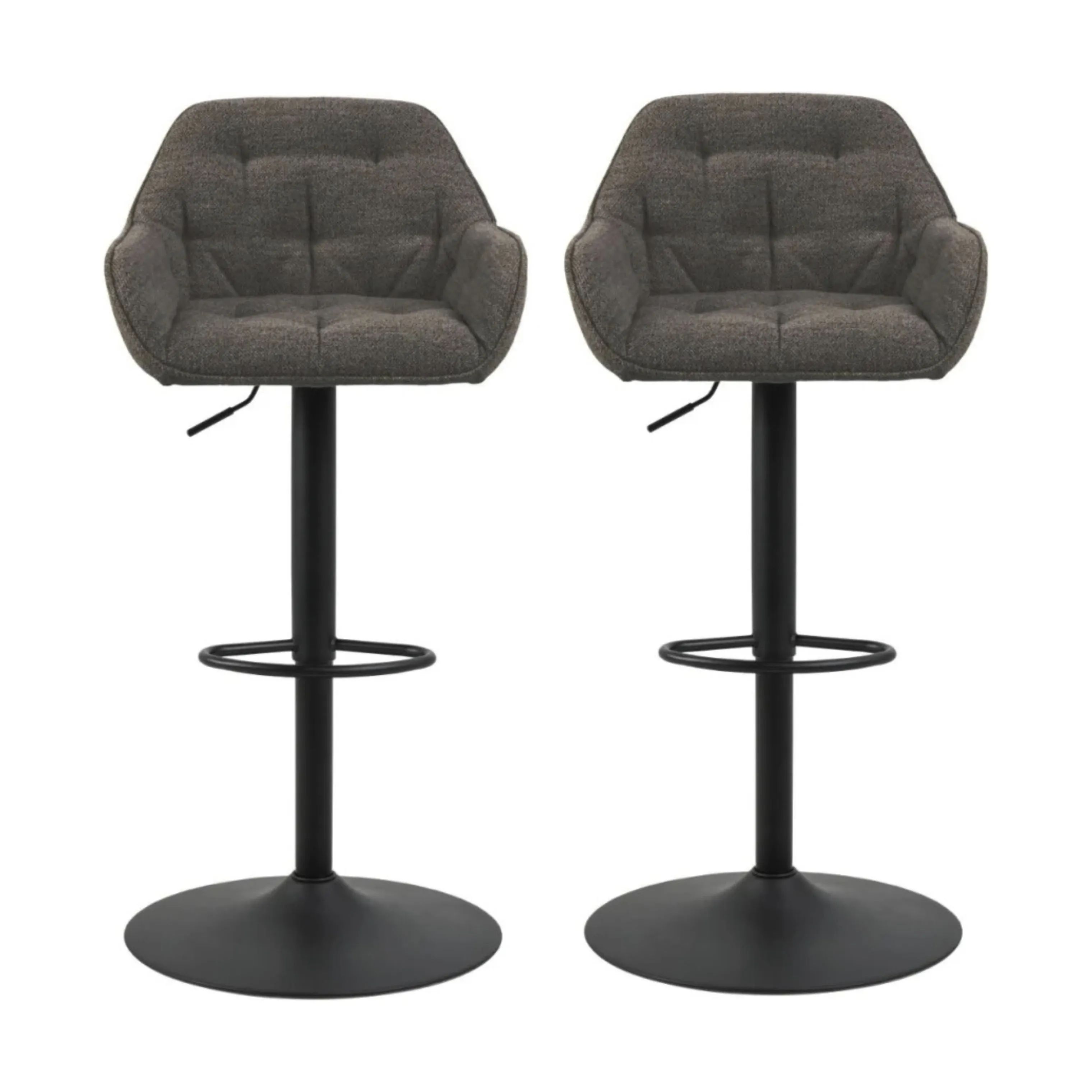 CASA Living Barstole Brooke Barstol - 2 stk i Taupe, 1