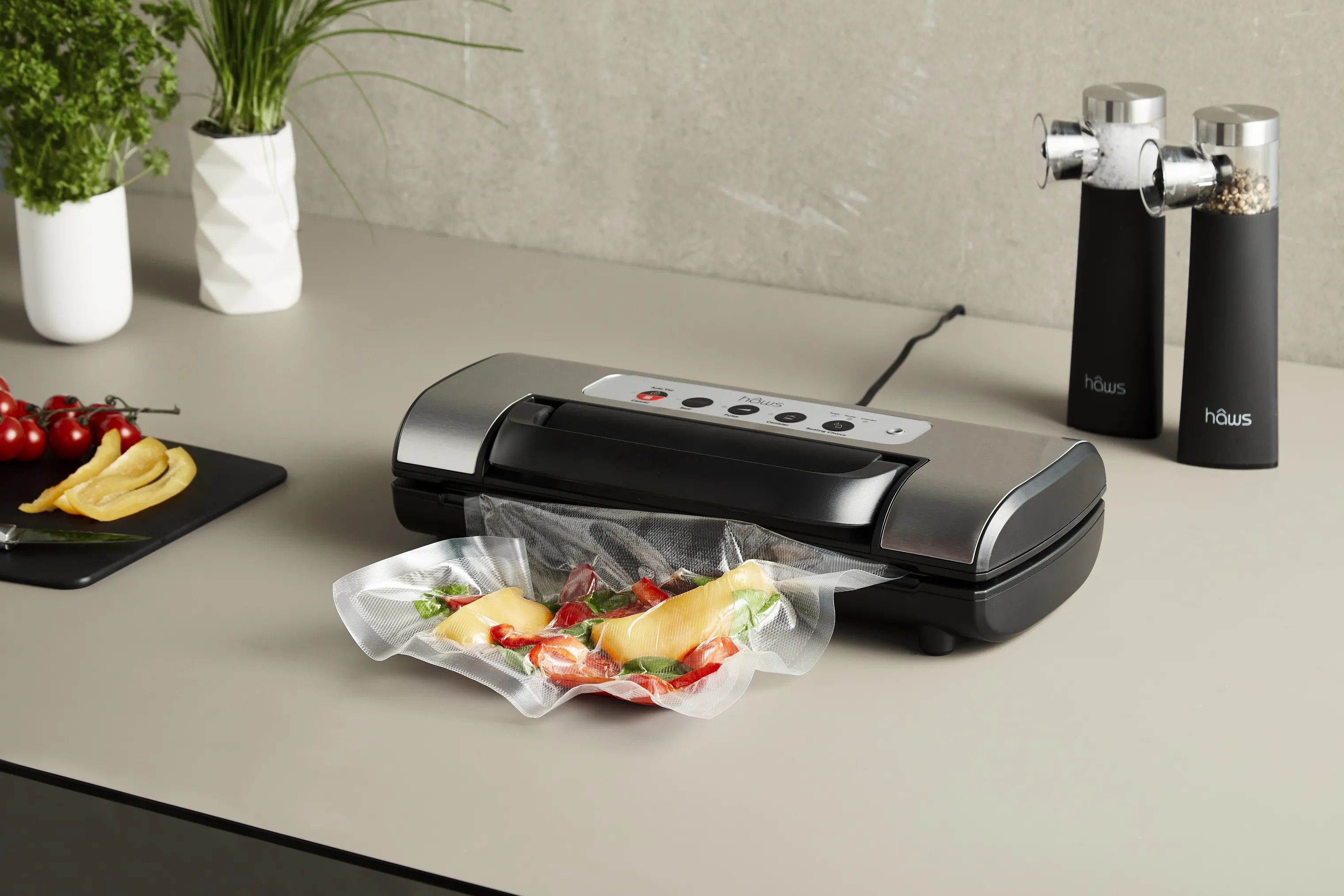 Hâws Vakuumpakkere Vakuumpakker 30-VP3206DF i Sort, 5