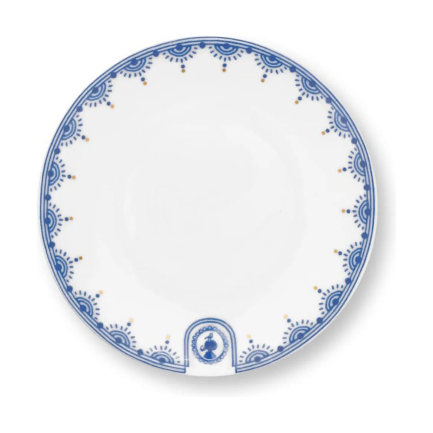PIP Studio Kagetallerkener Blue Bird Kagetallerken i Blå / Hvid, 1
