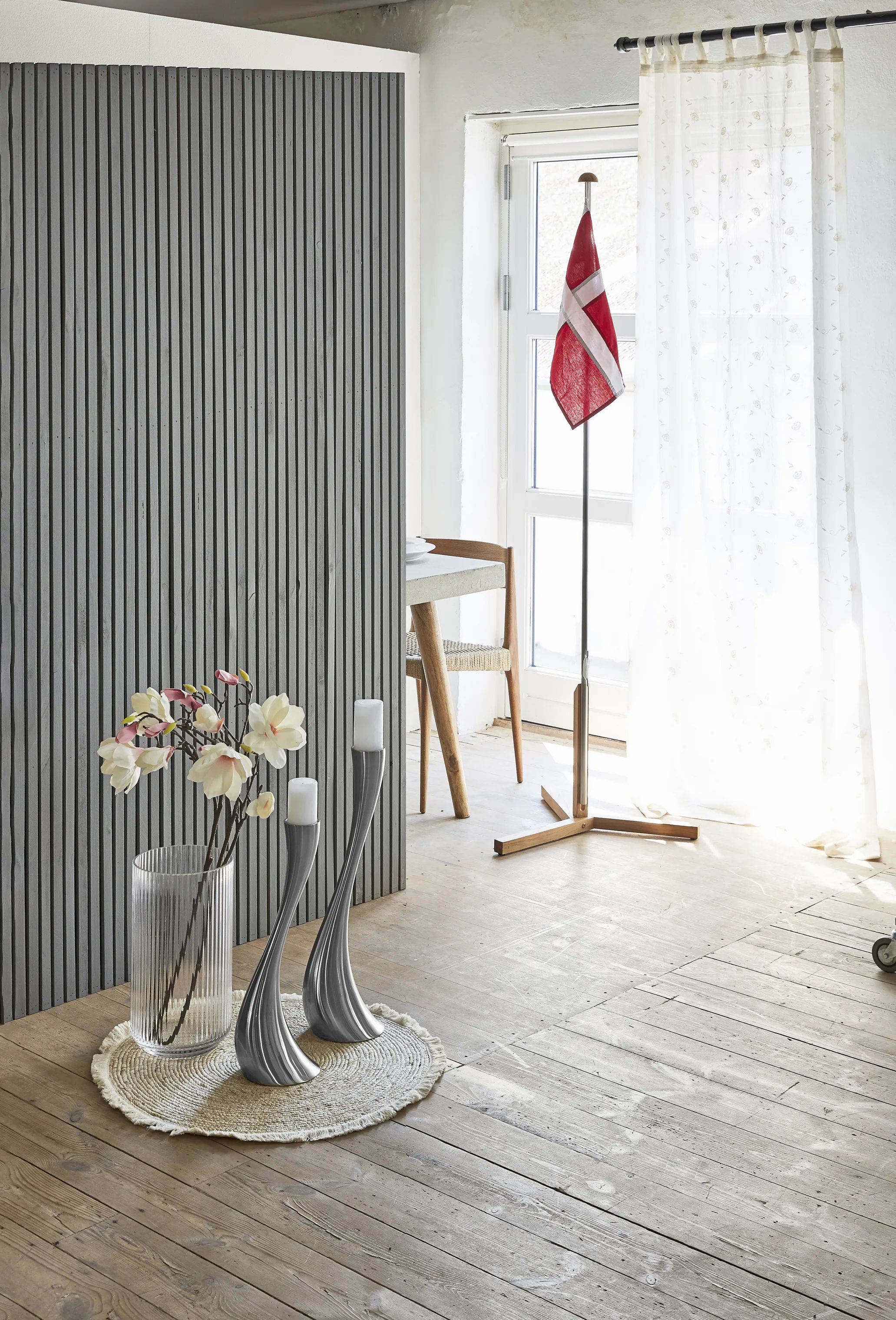 Georg Jensen Gulvstage Cobra Gulvstage - Stor i Mat/Stål, 60 cm, 2